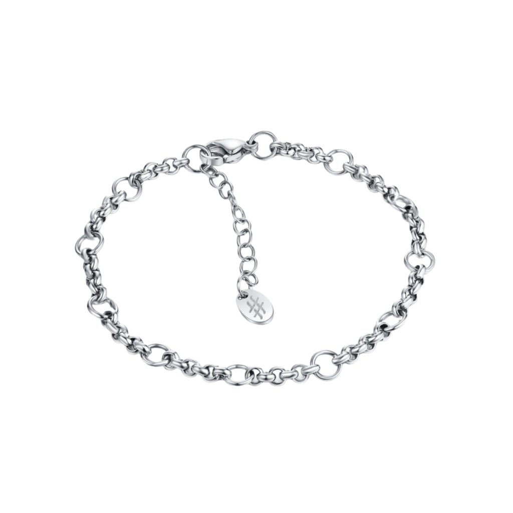 Bracciale Catena Rolò Acciaio Inox - Brand