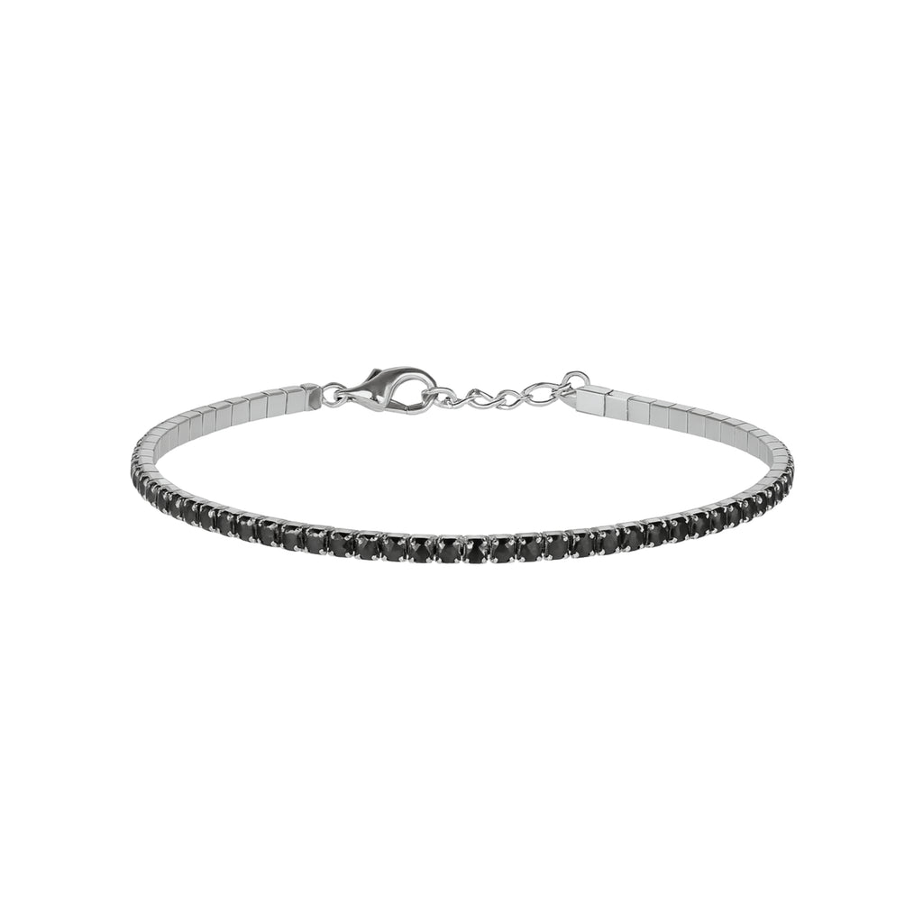 Bracciale Tennis_Argento 925 "NERO"