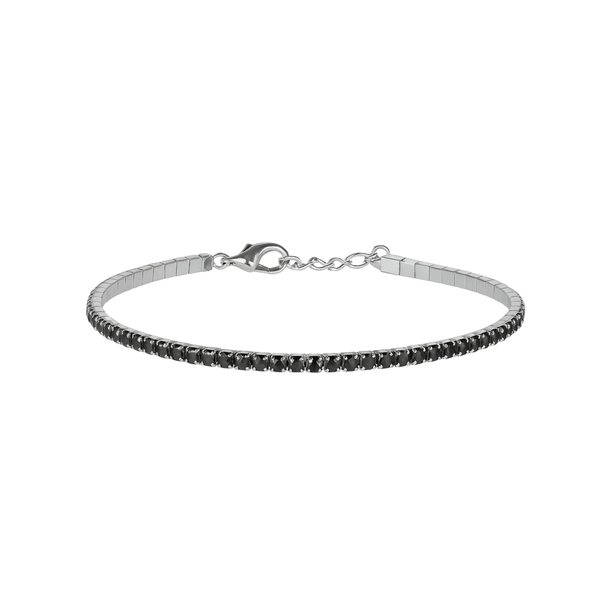 Bracciale Tennis_Argento 925 "NERO"