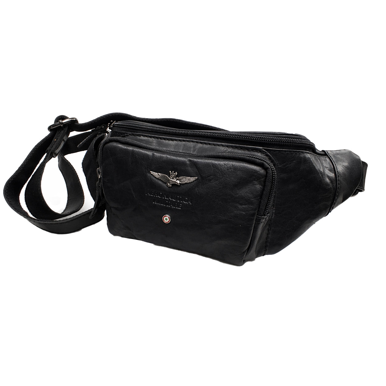 Marsupio Aeronautica Militare AM351 Vintage in Vera pelle