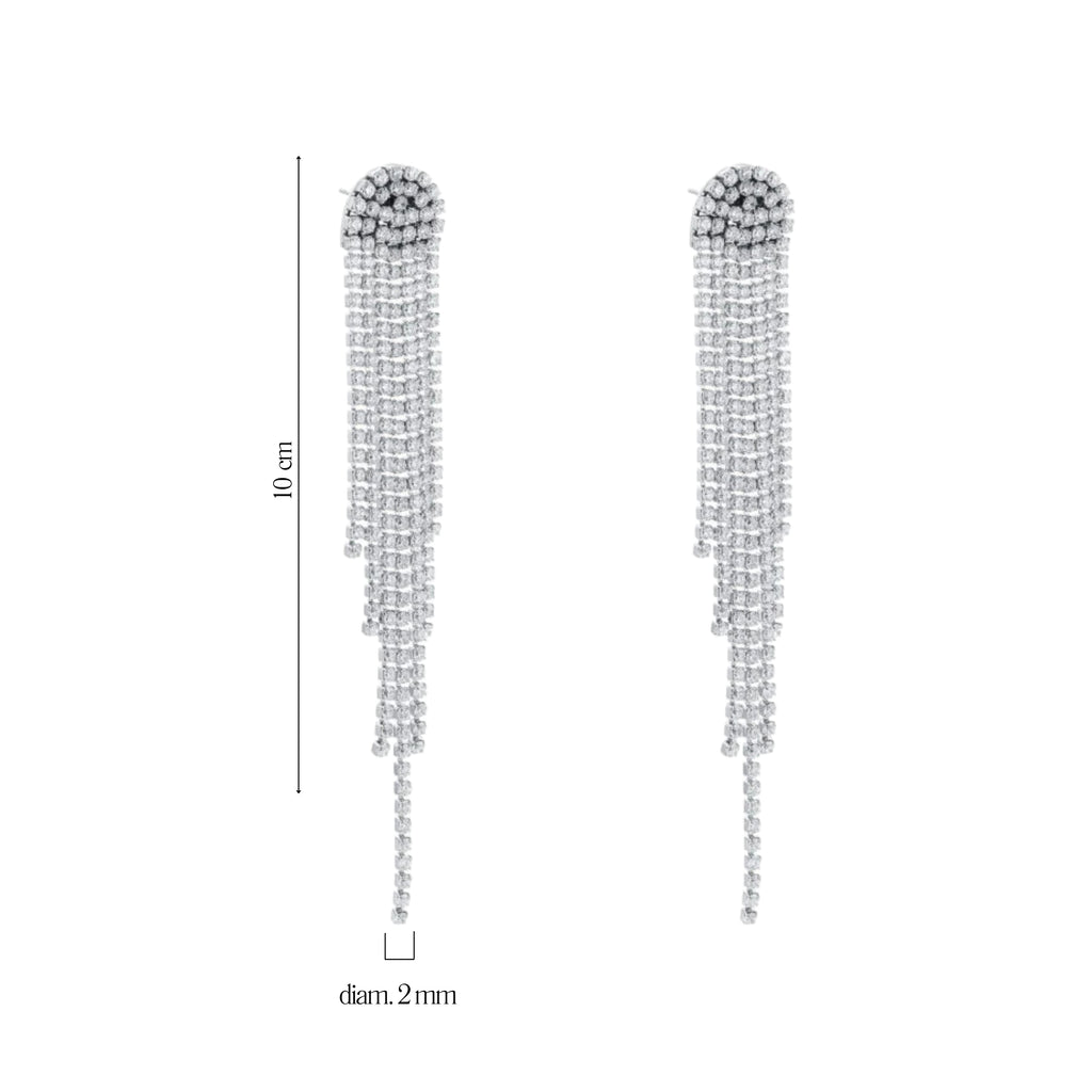 Orecchini Tennis Pendenti Cupola - Brand Gioielli