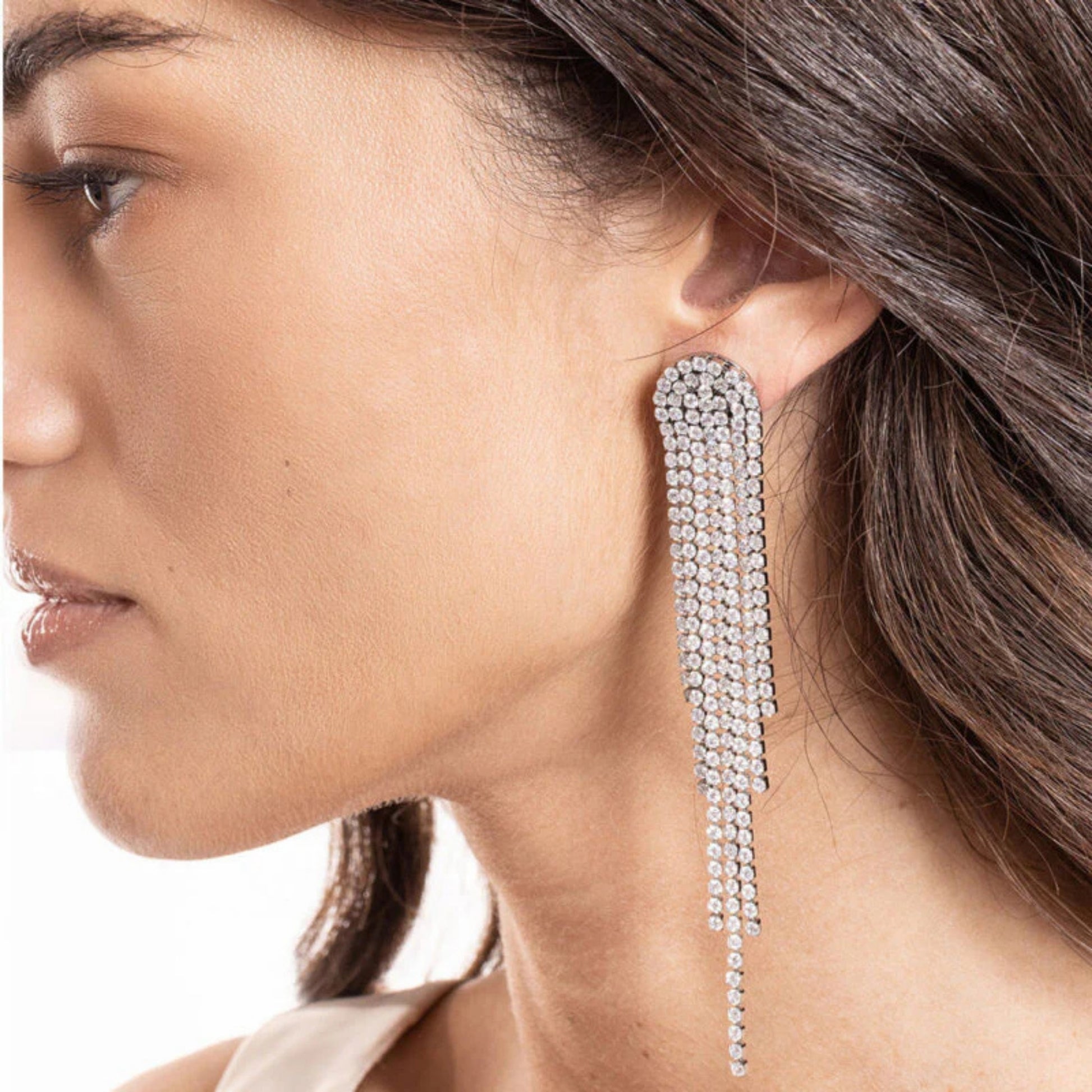 Orecchini Tennis Pendenti Cupola - Brand Gioielli