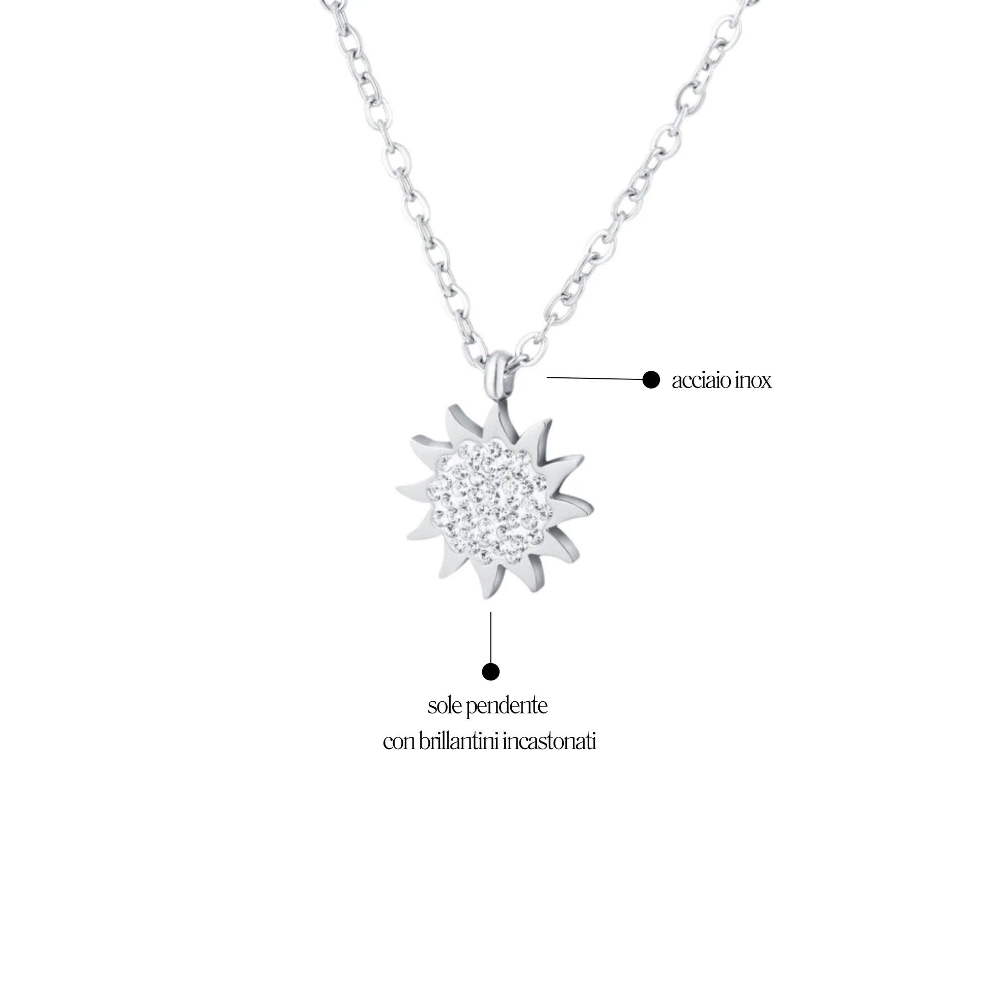 Collana Sole Shine - Brand Gioielli