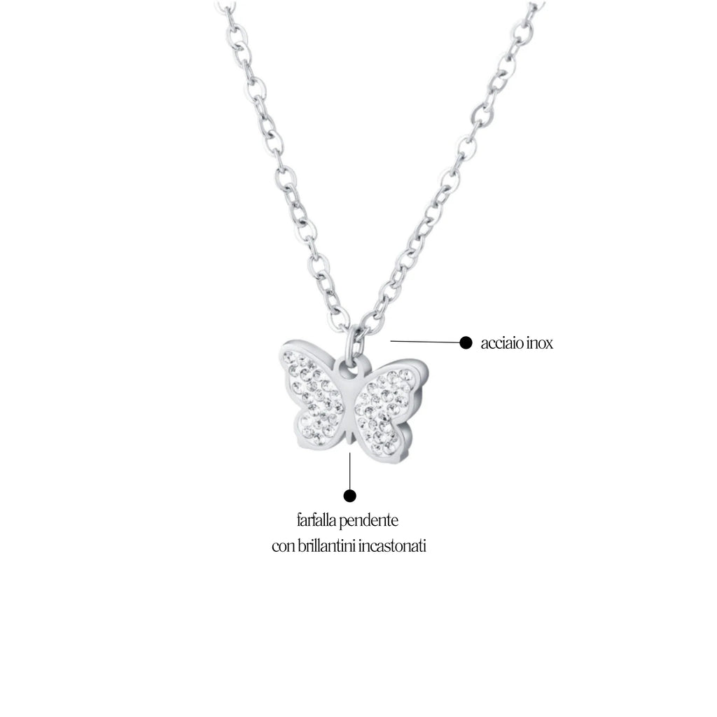 Collana Farfalla Shine - Brand Gioielli