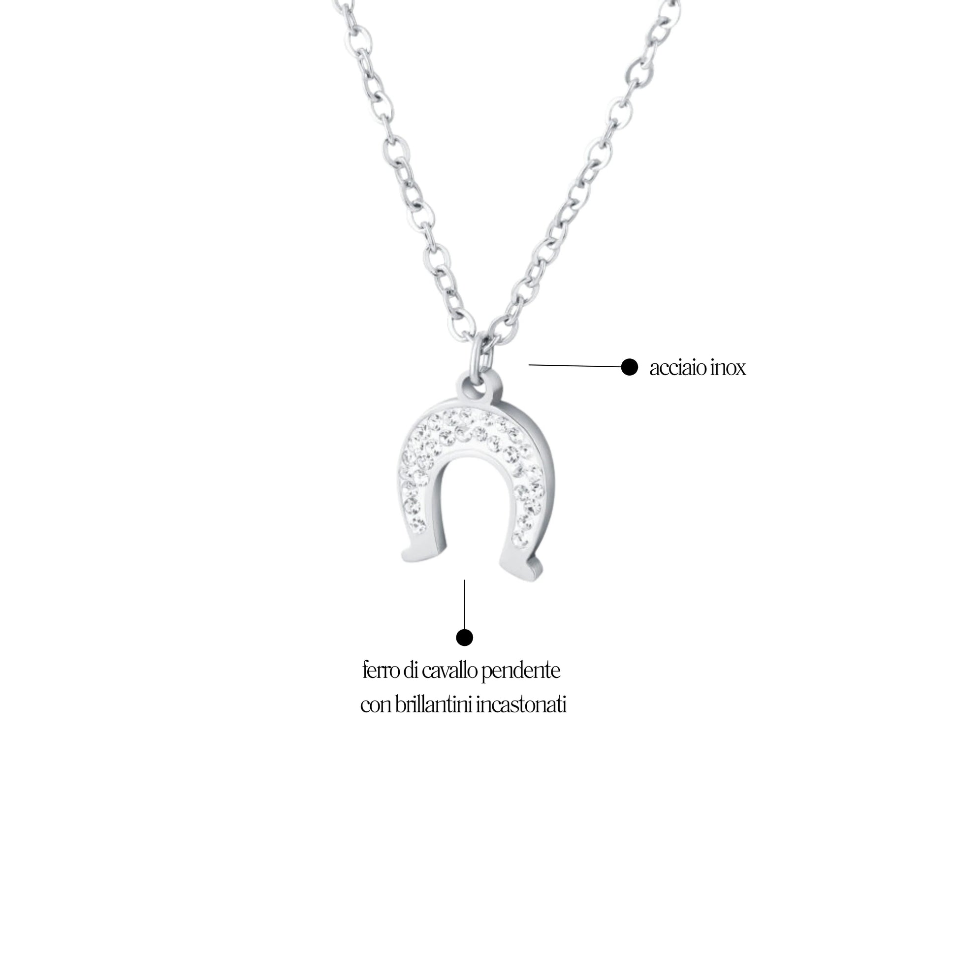 Collana Ferro di Cavallo Shine - Brand Gioielli