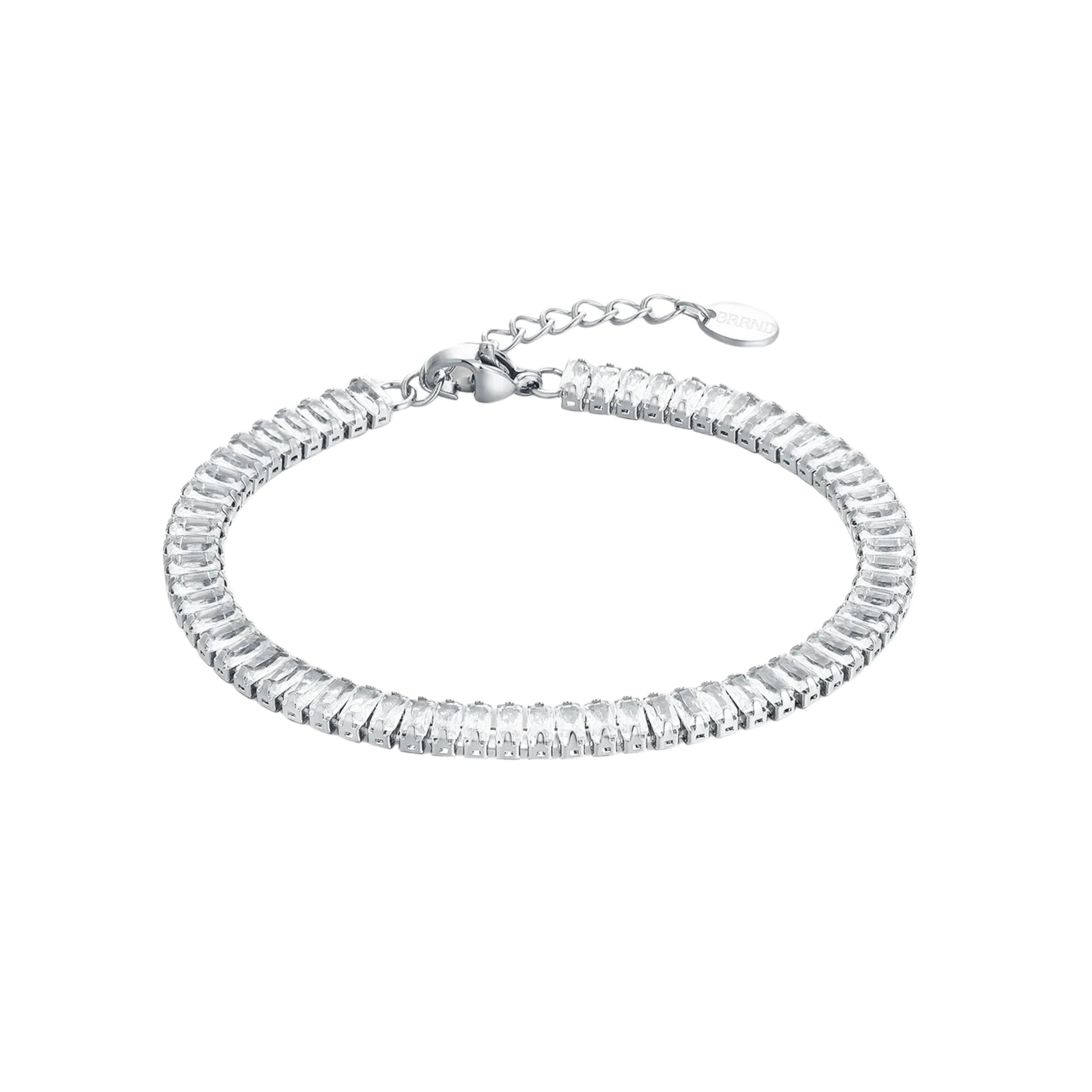 Bracciale Tennis_AcciaioInox "BRAND"