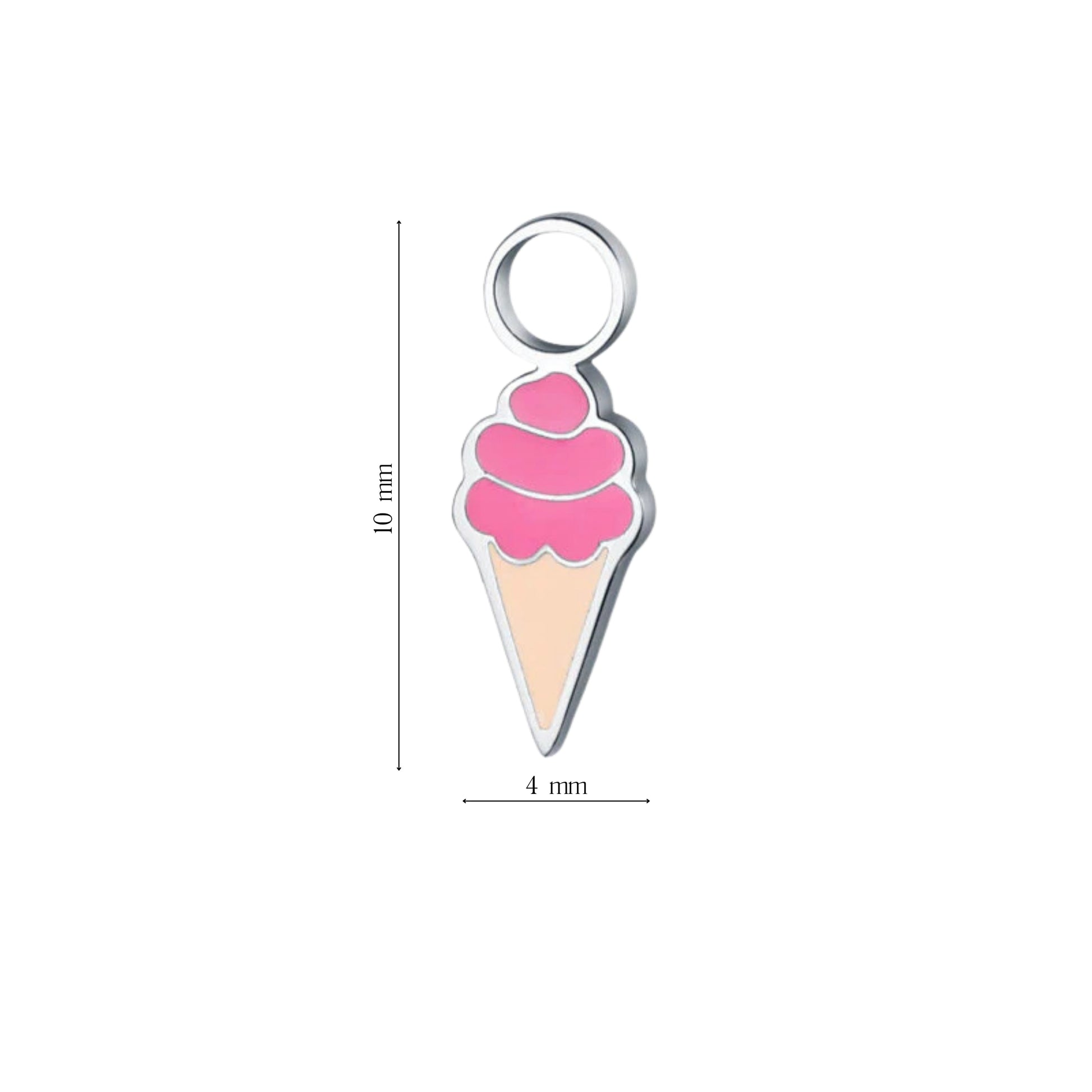 Mini Charm Gelato Smaltato - Brand Gioielli