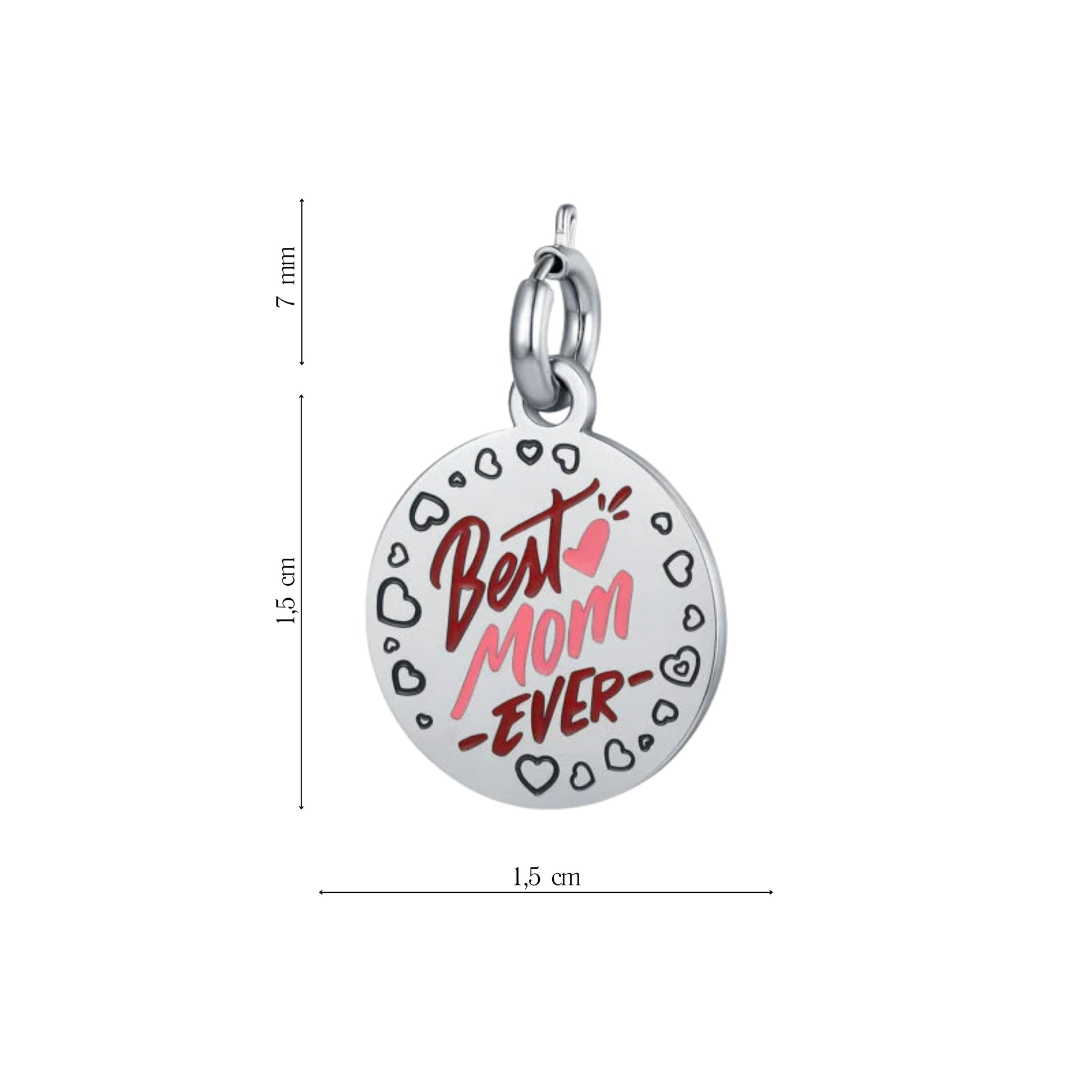 Charm Mamma "Best Mom Ever" - Brand Gioielli