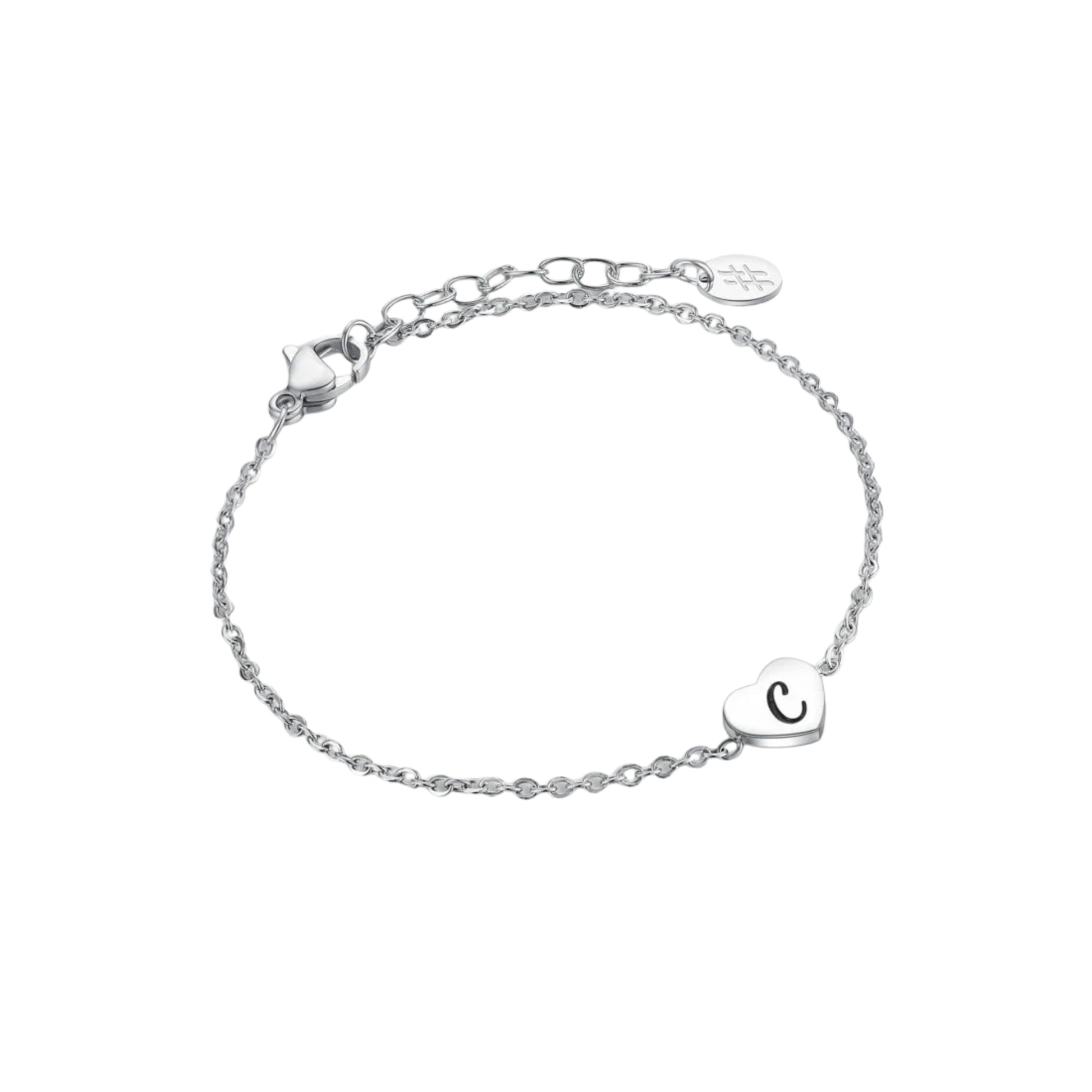 Bracciale Cuore Lettera Personal - Brand Gioielli