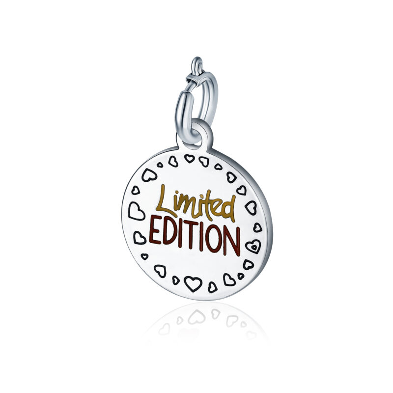 Charm Limited Edition in acciaio inox Pensieri - Brand Gioielli