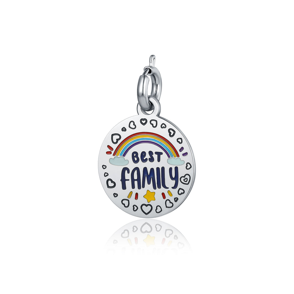 Charm Best Family in acciaio inox Mamma - Brand Gioielli