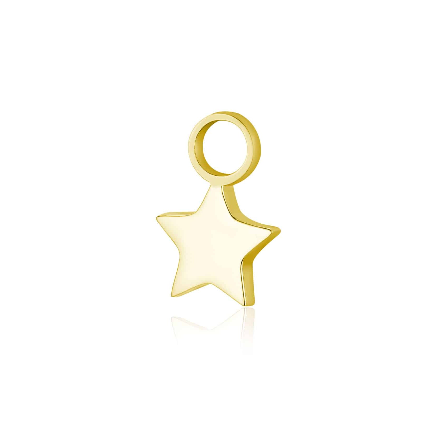 Mini Charm Stella in acciaio inox - Brand Gioielli