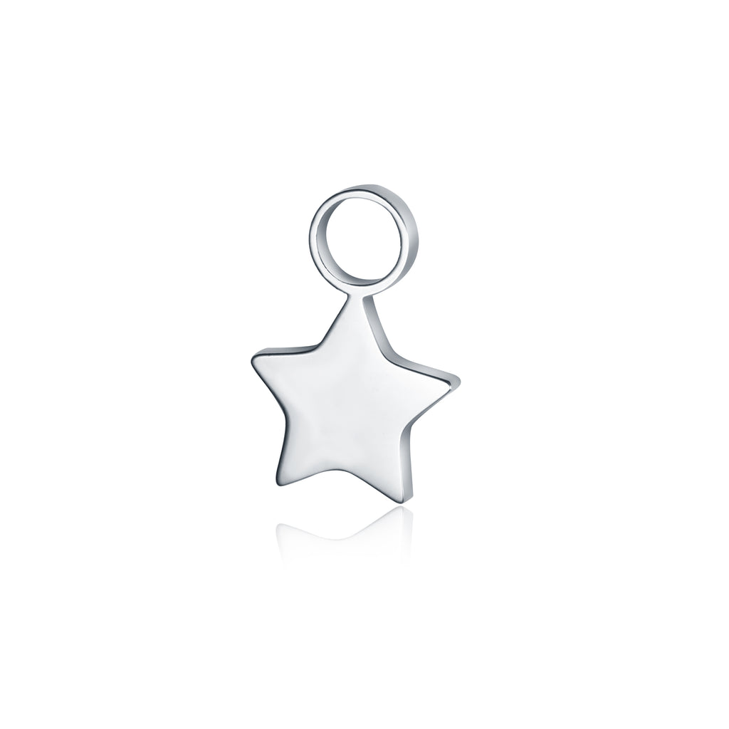 Mini Charm Stella in acciaio inox - Brand Gioielli