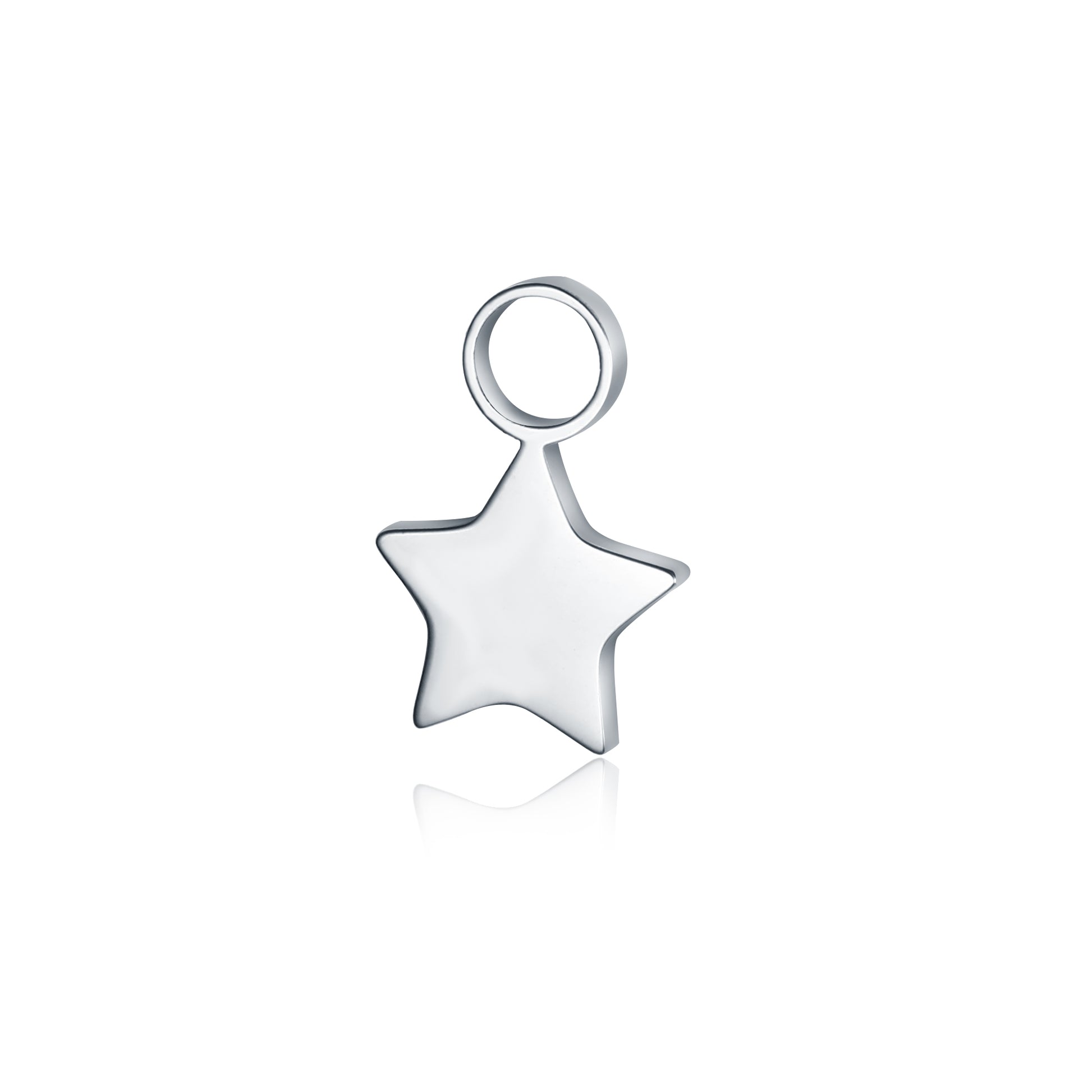 Mini Charm Stella in acciaio inox - Brand Gioielli
