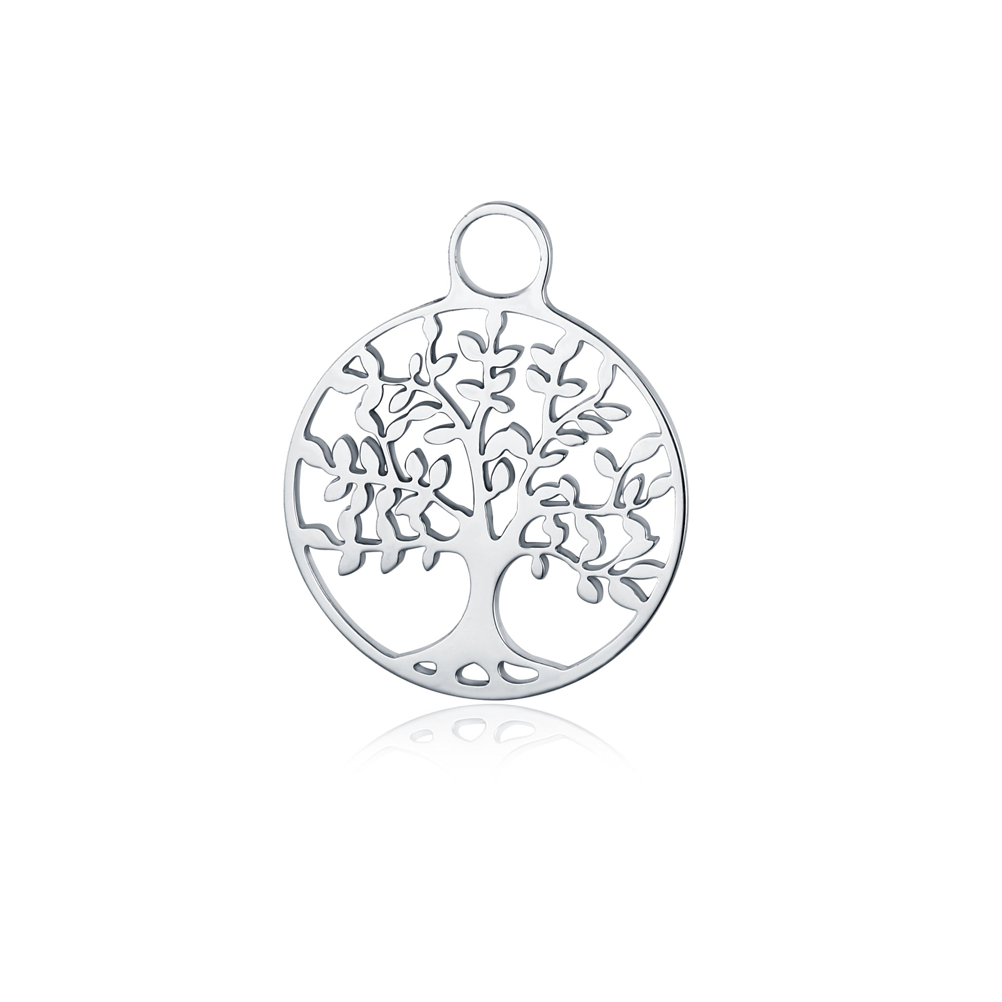 Mini Charm Albero della Vita in acciaio inox - Brand Gioielli