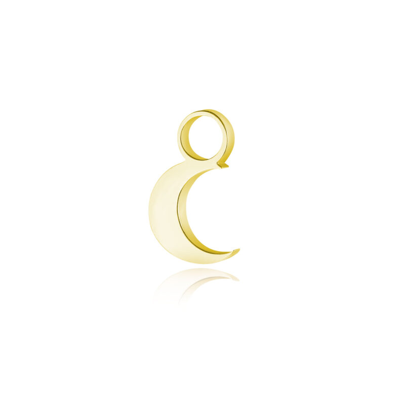 Mini Charm Luna in acciaio inox - Brand Gioielli