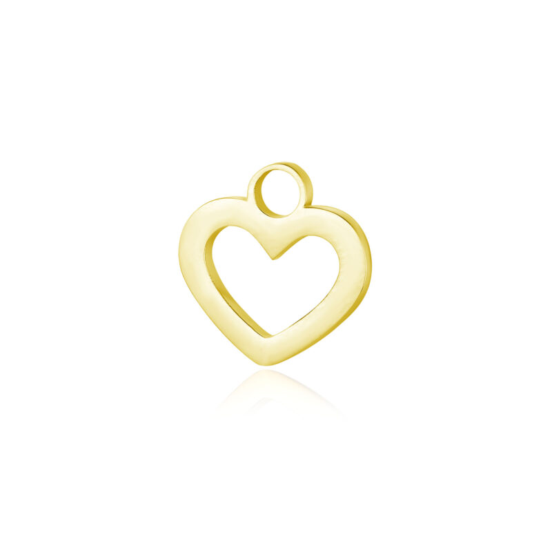 Mini Charm Cuore Vuoto - Brand Gioielli