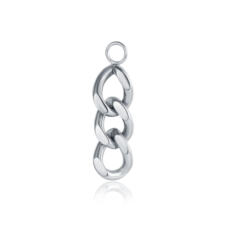 Mini Charm Catena in acciaio inox - Brand Gioielli