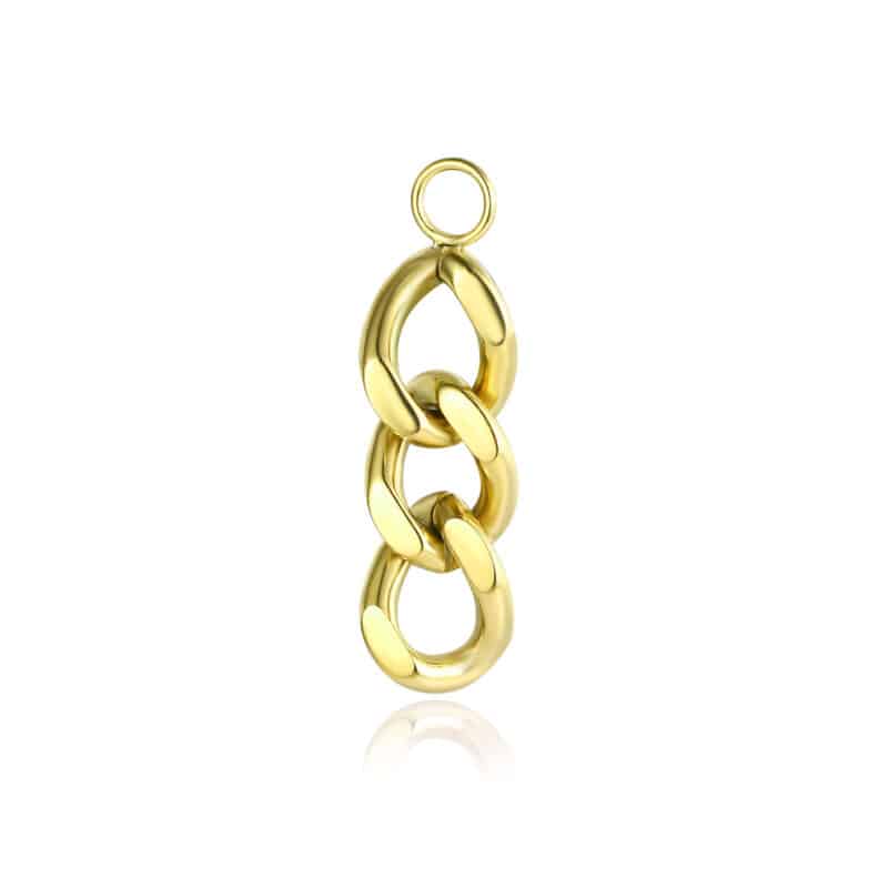 Mini Charm Catena in acciaio inox - Brand Gioielli