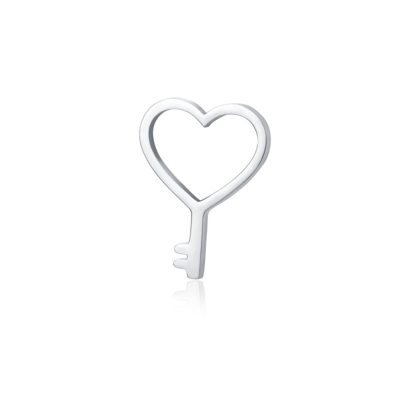 Mini Charm Chiave in acciaio inox - Brand Gioielli