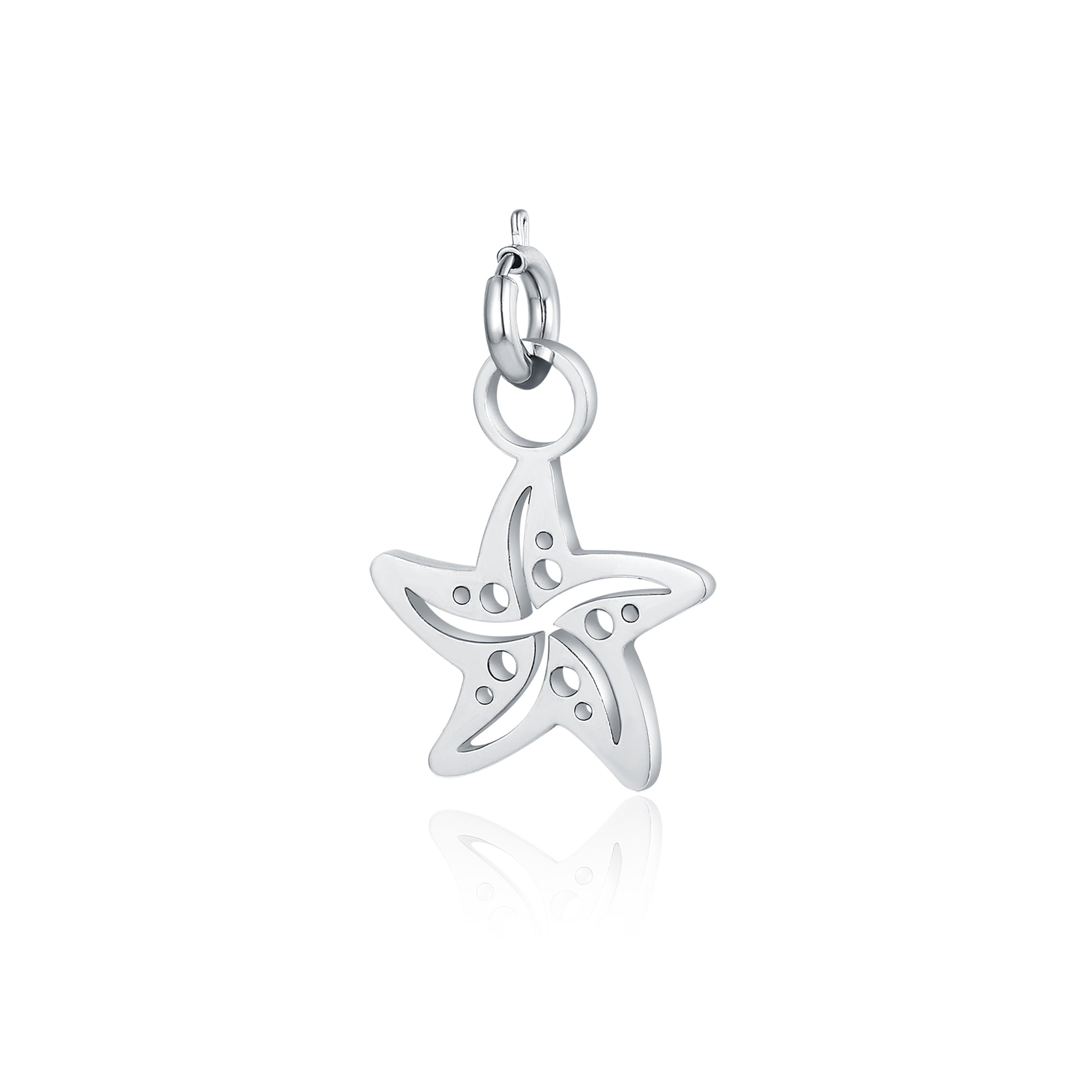 Mini Charm Stella Marina in acciaio inox Margarita - Brand Gioielli