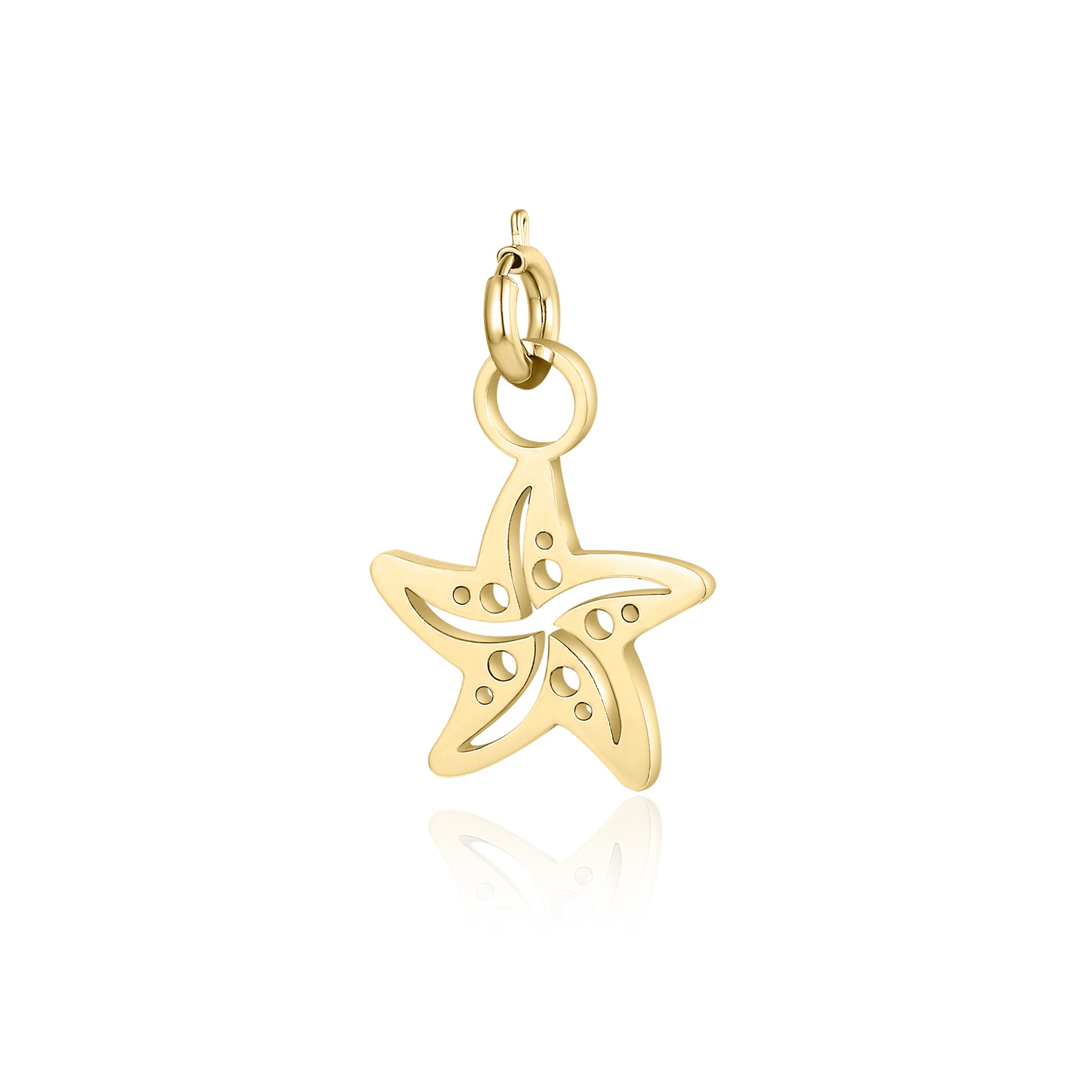 Mini Charm Stella Marina in acciaio inox Margarita - Brand Gioielli