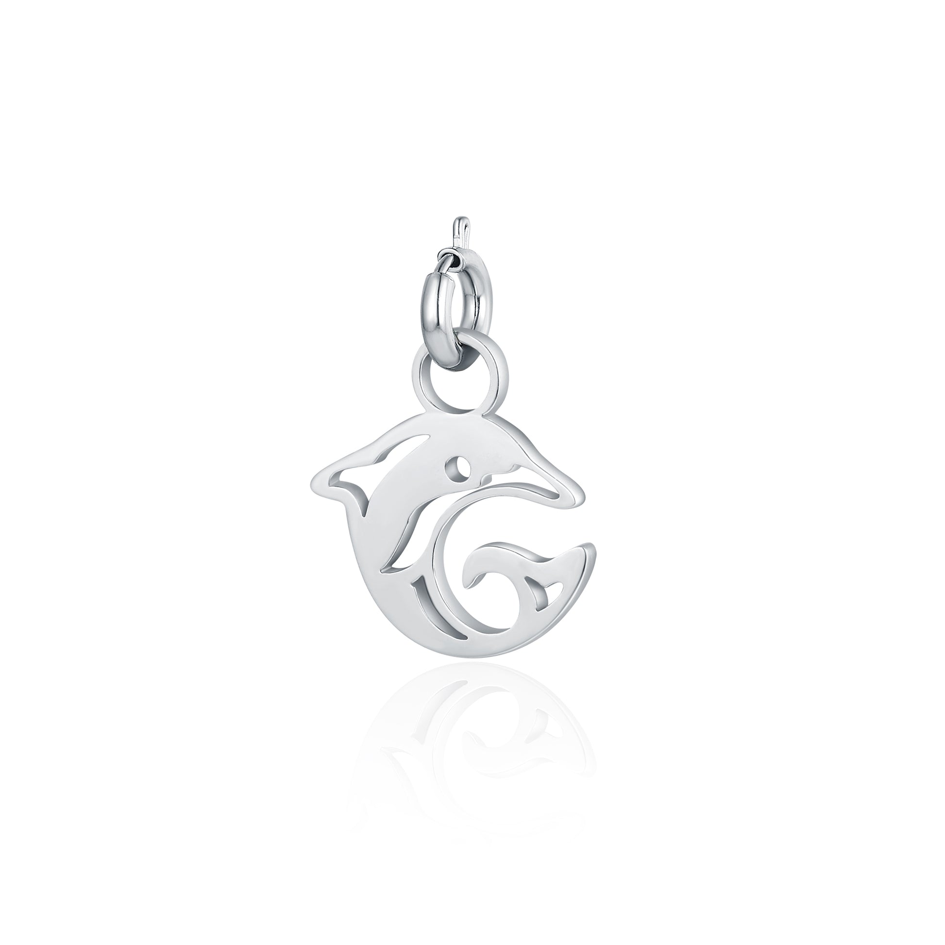 Mini Charm Delfino in acciaio inox Margarita - Brand Gioielli