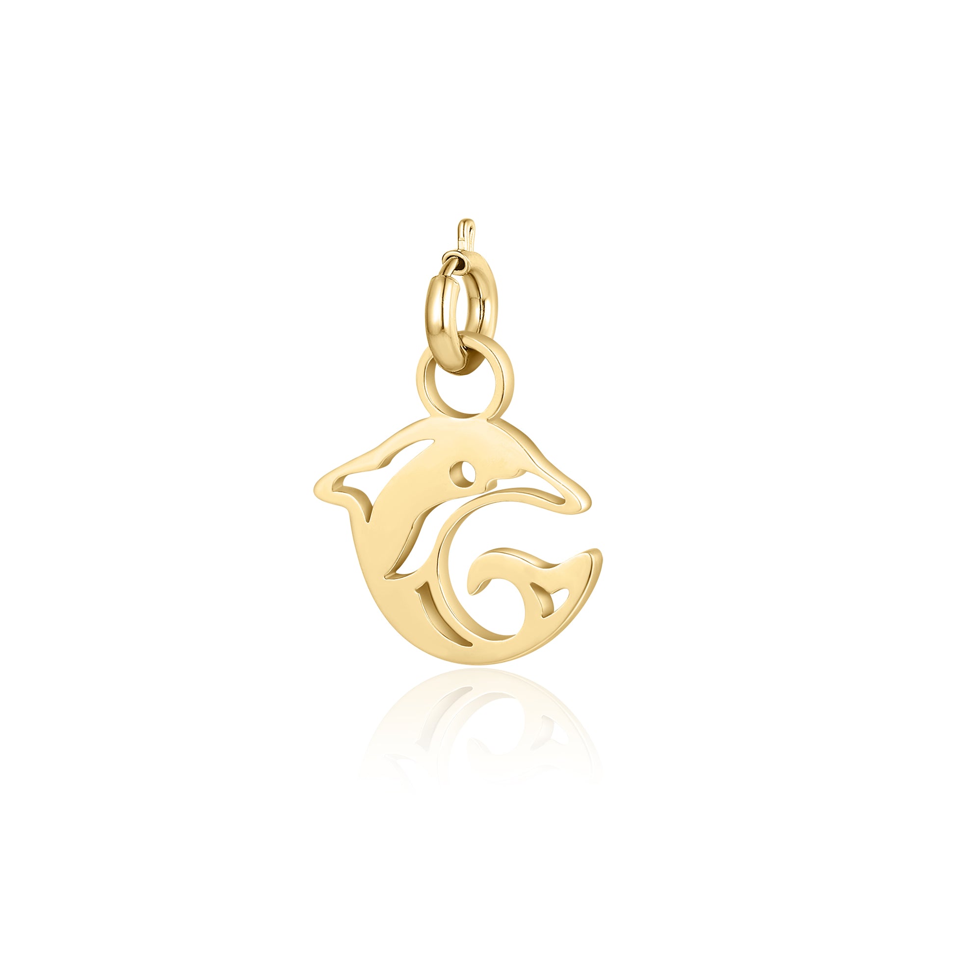 Mini Charm Delfino in acciaio inox Margarita - Brand Gioielli