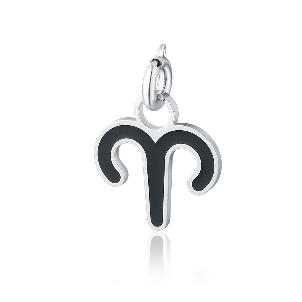 Charm Segno Zodiacale Ariete in acciaio inox Zodiaco - Brand Gioielli