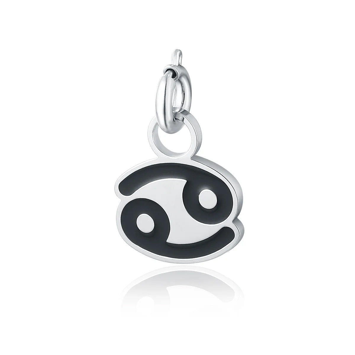 Charm Segno Zodiacale Cancro in acciaio inox Zodiaco - Brand Gioielli