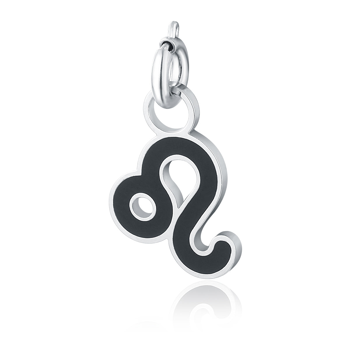 Charm Segno Zodiacale Leone in acciaio inox Zodiaco - Brand Gioielli