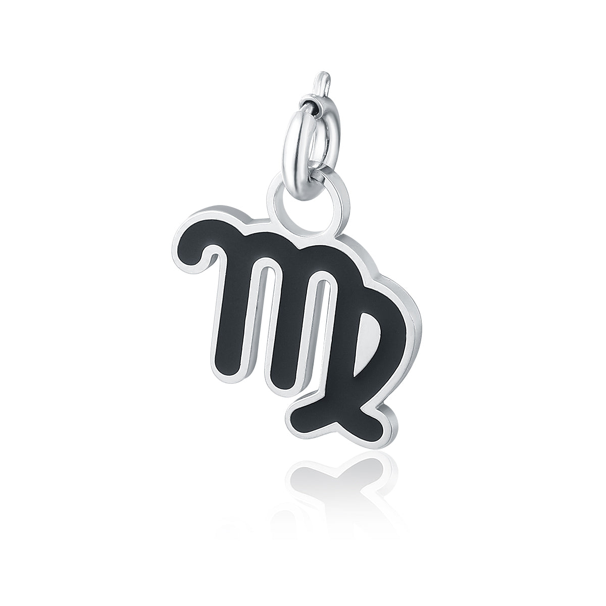 Charm Segno Zodiacale Vergine in acciaio inox Zodiaco - Brand Gioielli