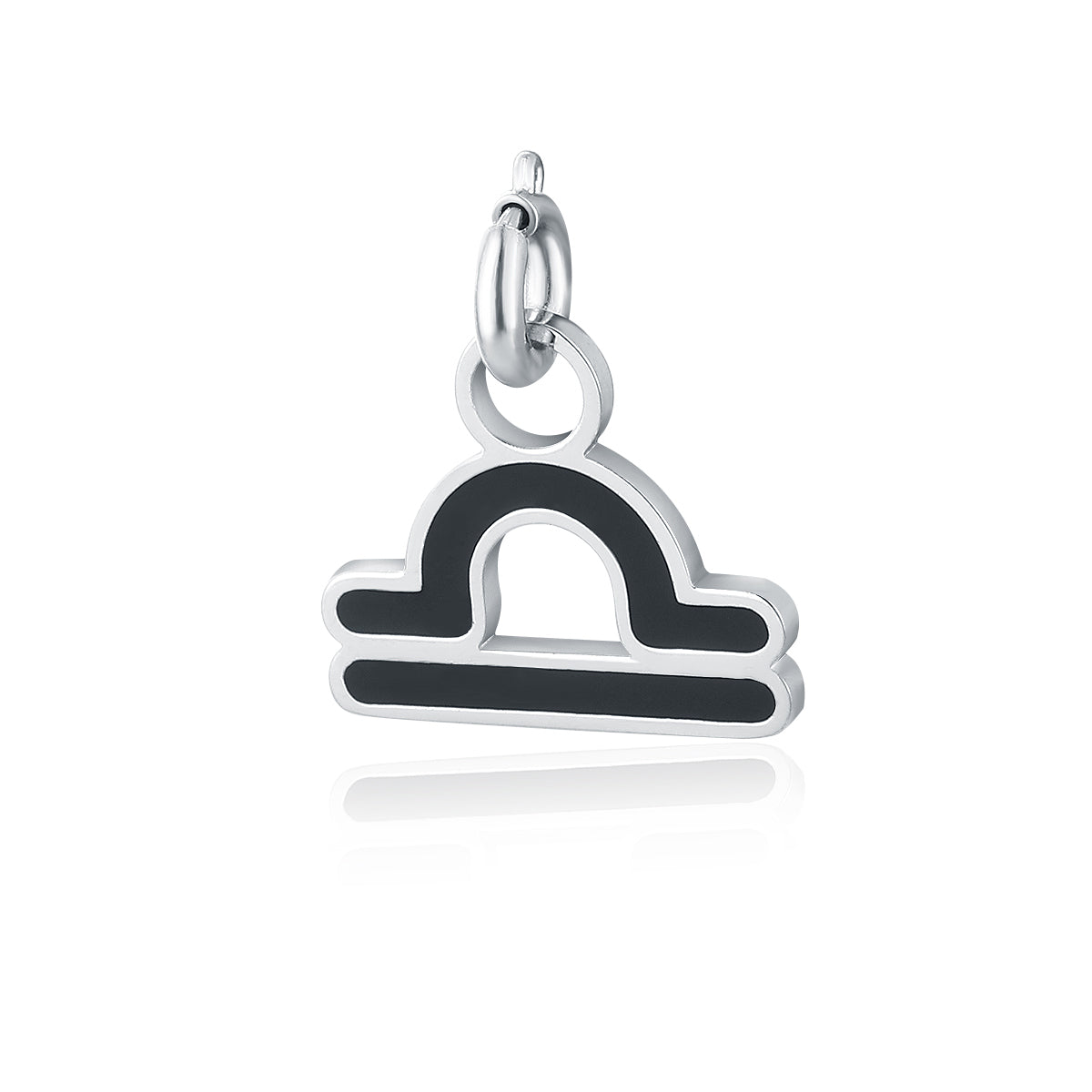 Charm Segno Zodiacale Bilancia in acciaio inox Zodiaco - Brand Gioielli