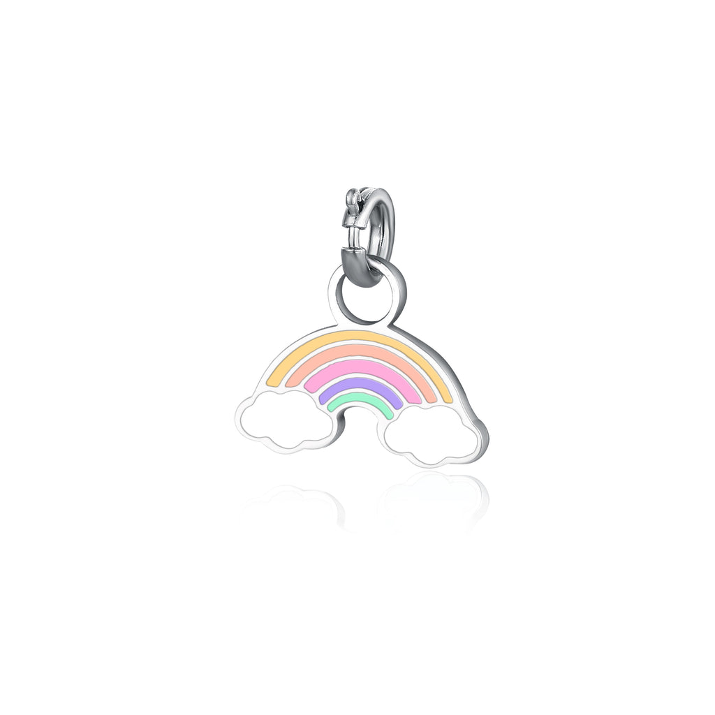 Ciondolo Arcobaleno per Chiama Angeli Vita in acciaio inox - Brand Gioielli