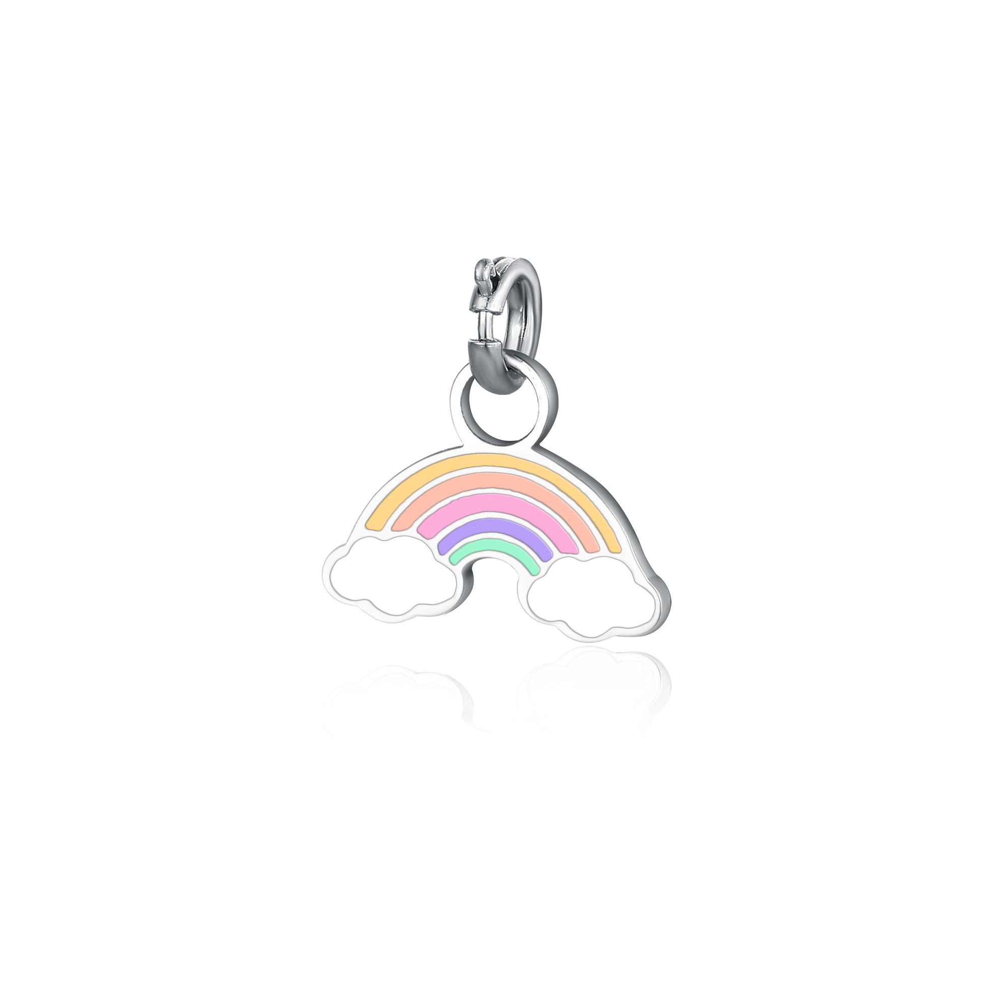 Ciondolo Arcobaleno per Chiama Angeli Vita in acciaio inox - Brand Gioielli