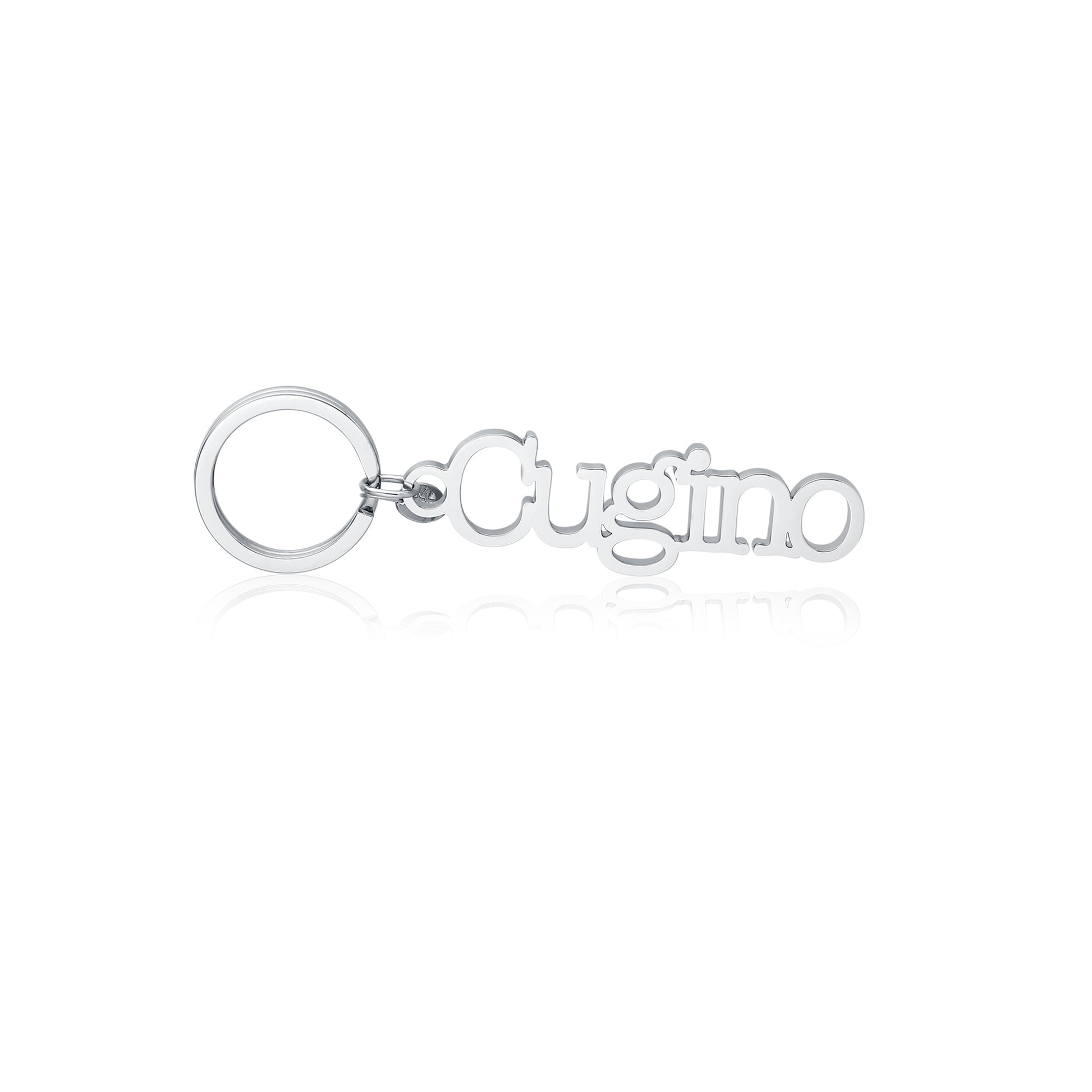 Portachiavi Amore Uomo Sagomato in acciaio inox Family - Brand Gioielli