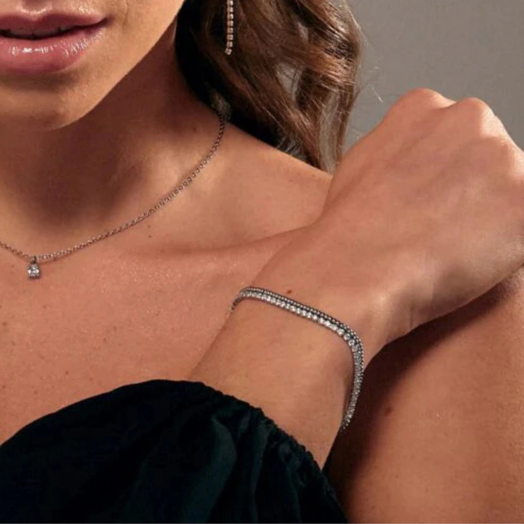 Bracciale Doppio Tennis e Sfere - Brand Gioielli