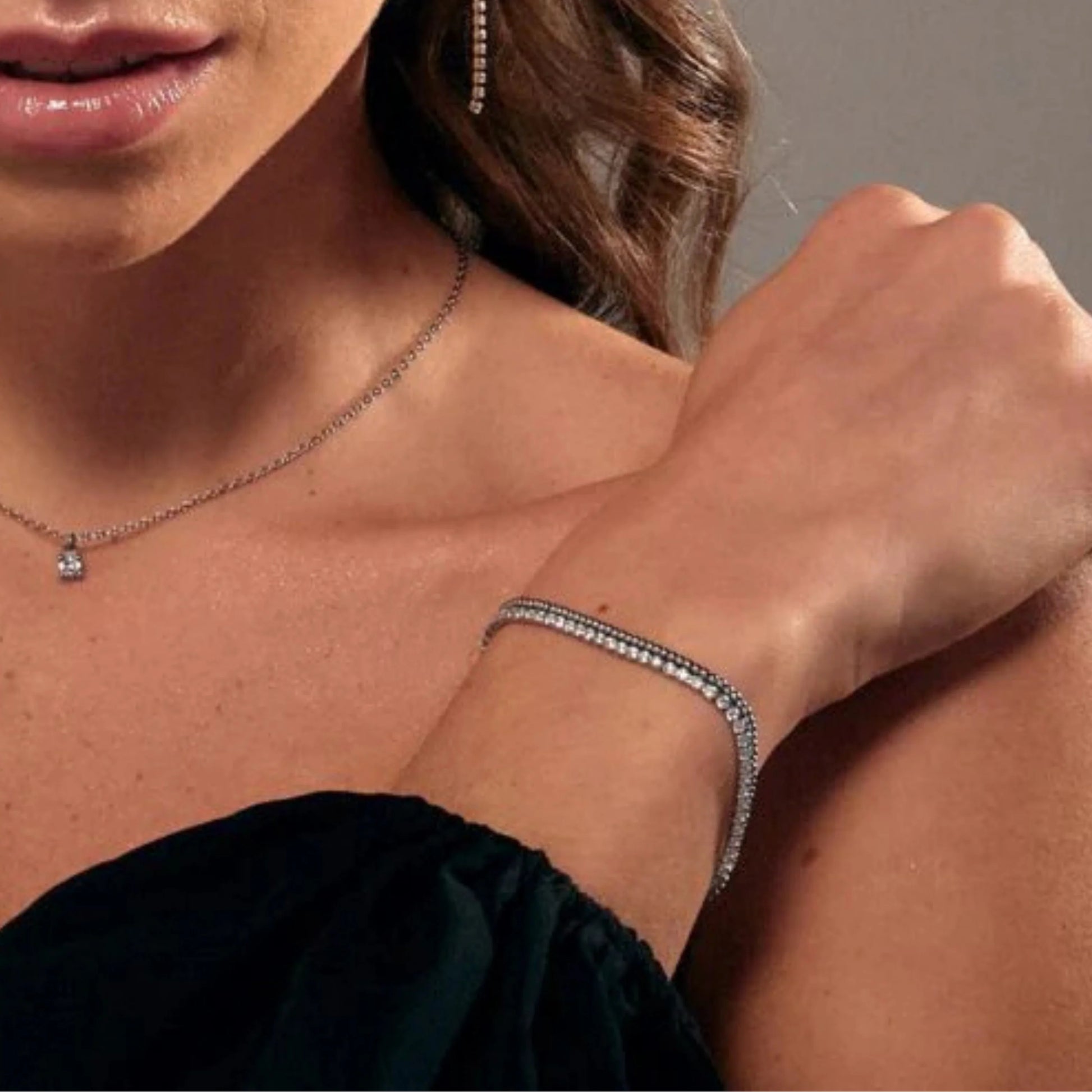 Bracciale Doppio Tennis e Sfere - Brand Gioielli