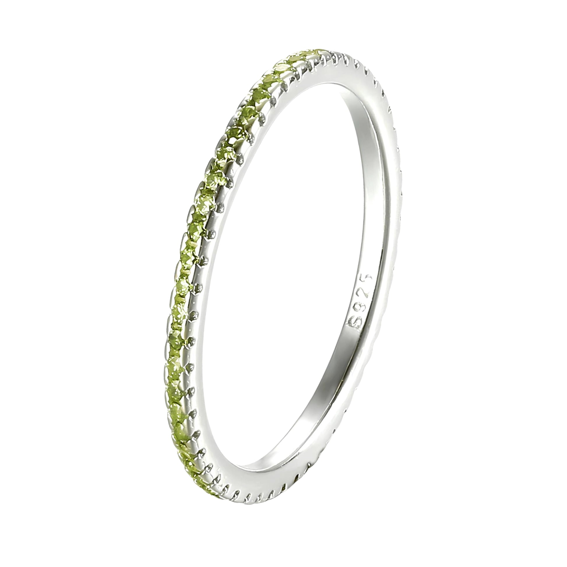 Anello Veretta Lime in Argento 925 - Les Folies