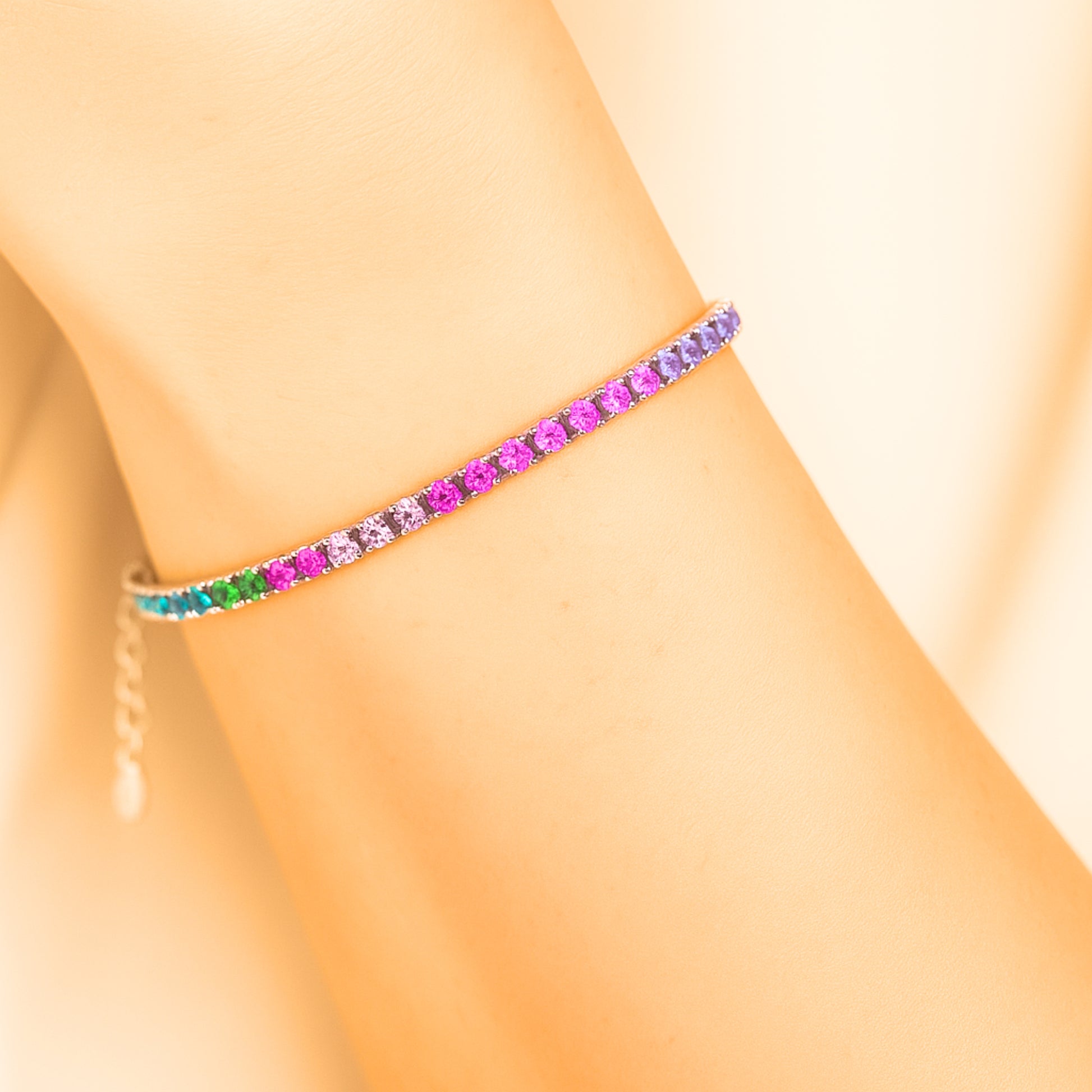 Bracciale Tennis_Argento 925 "MULTICOLOR"