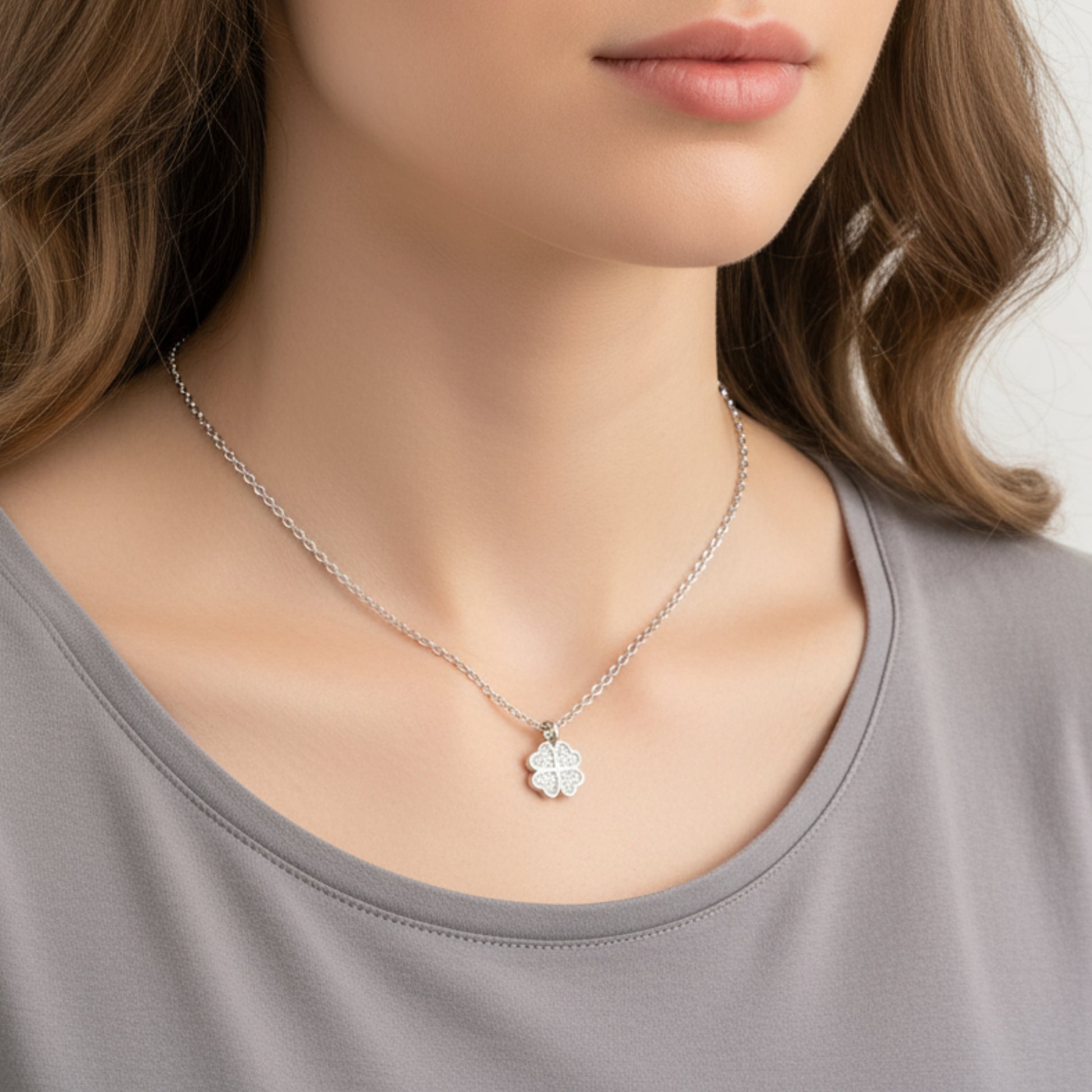 Collana Quadrifoglio Shine - Brand Gioielli