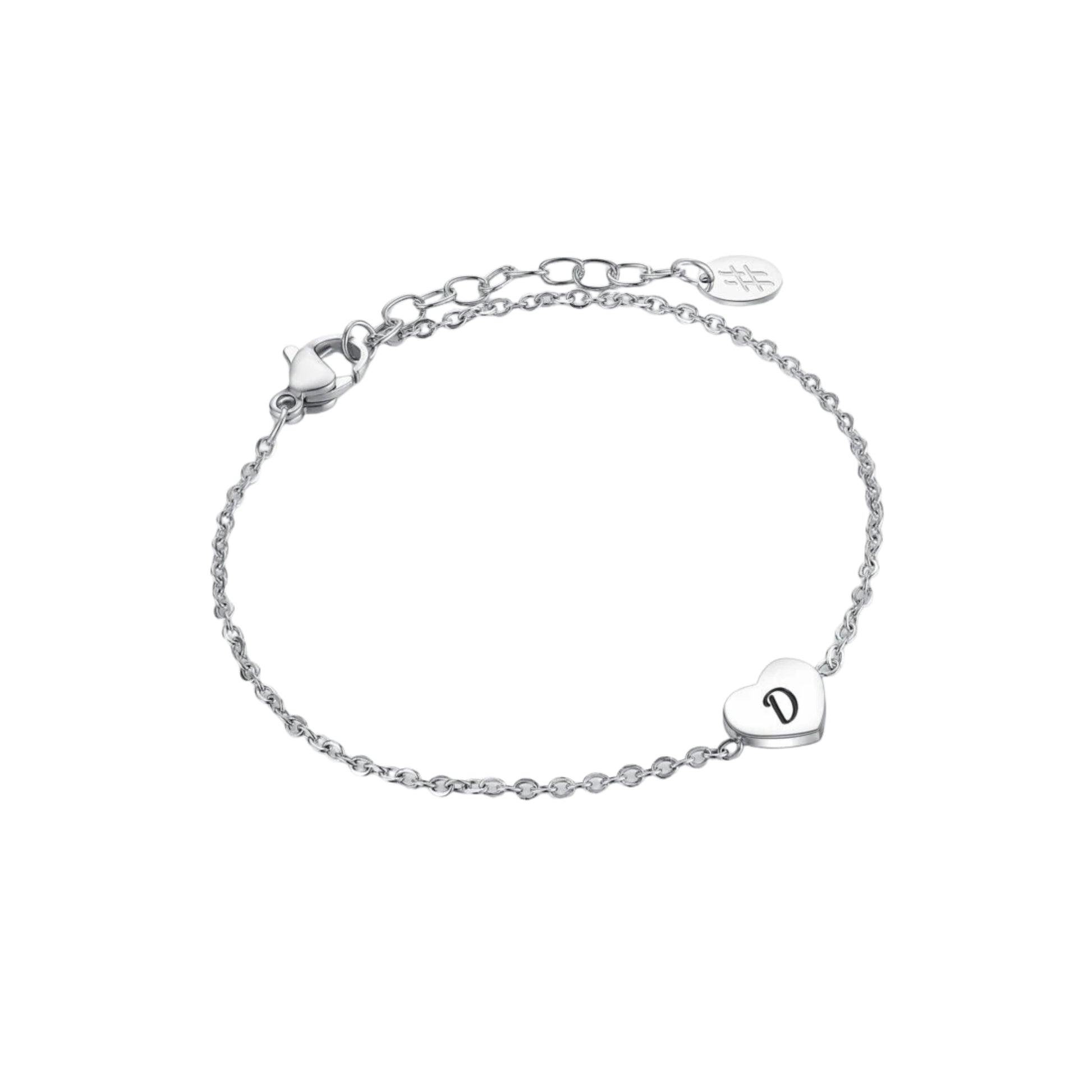Bracciale Cuore Lettera Personal - Brand Gioielli