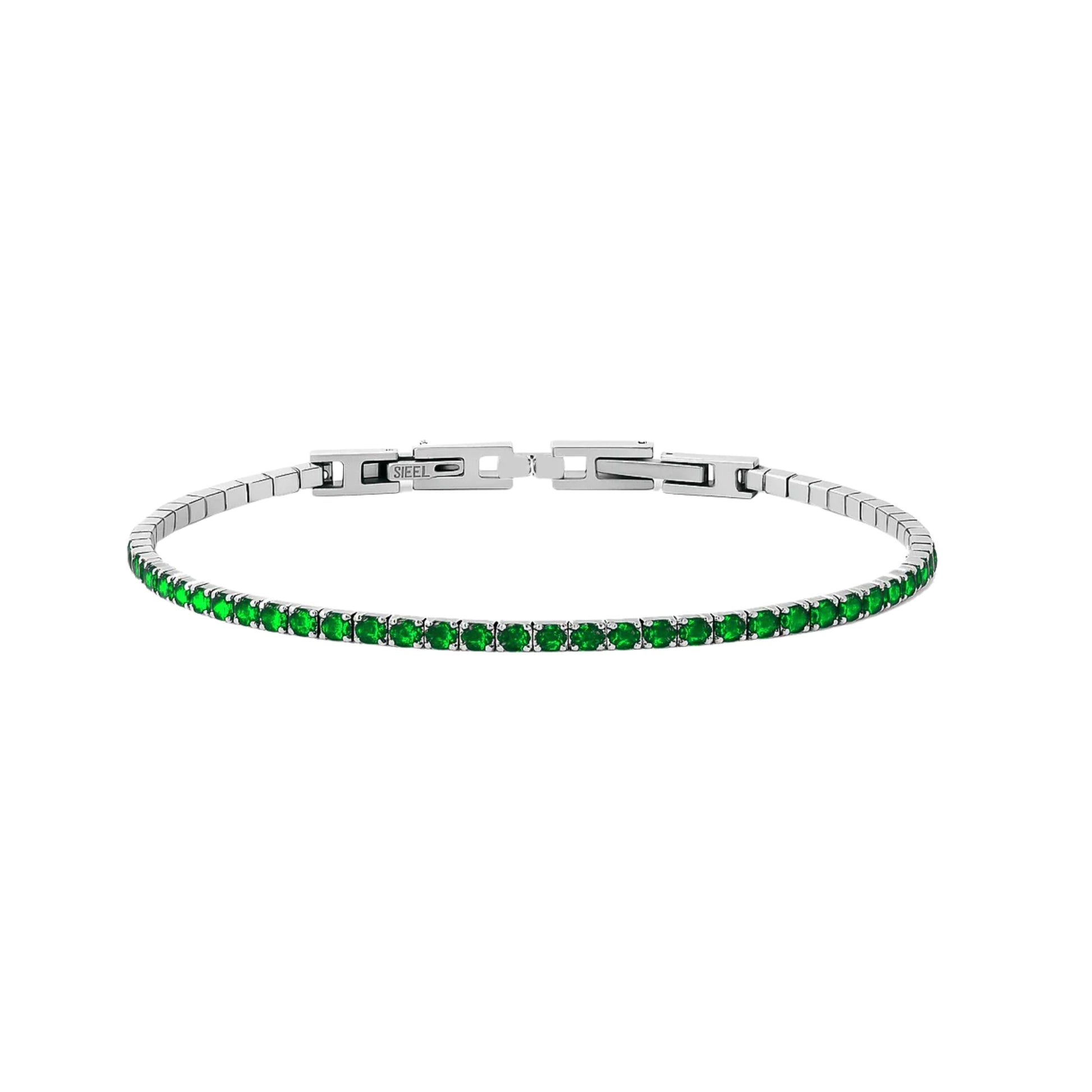 Bracciale Tennis 2mm chiusura a scatto - Les Folies
