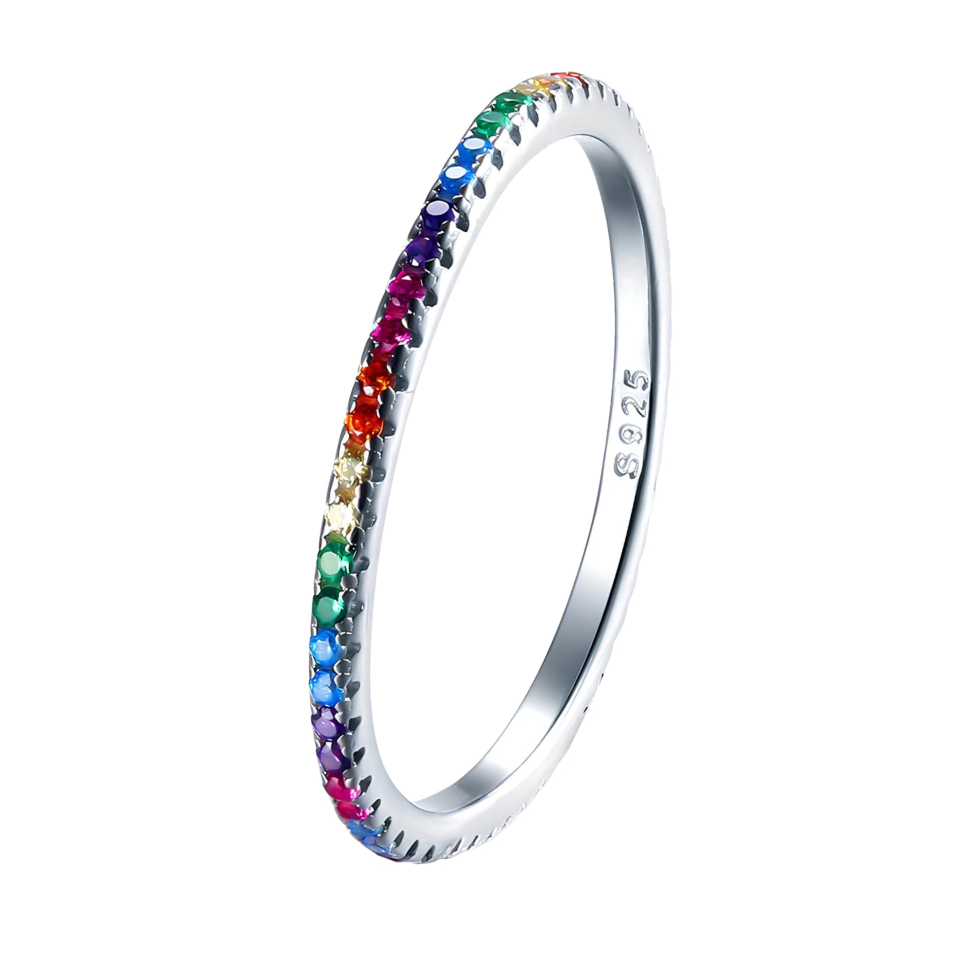 Anello Veretta Multicolor in Argento 925 - Les Folies