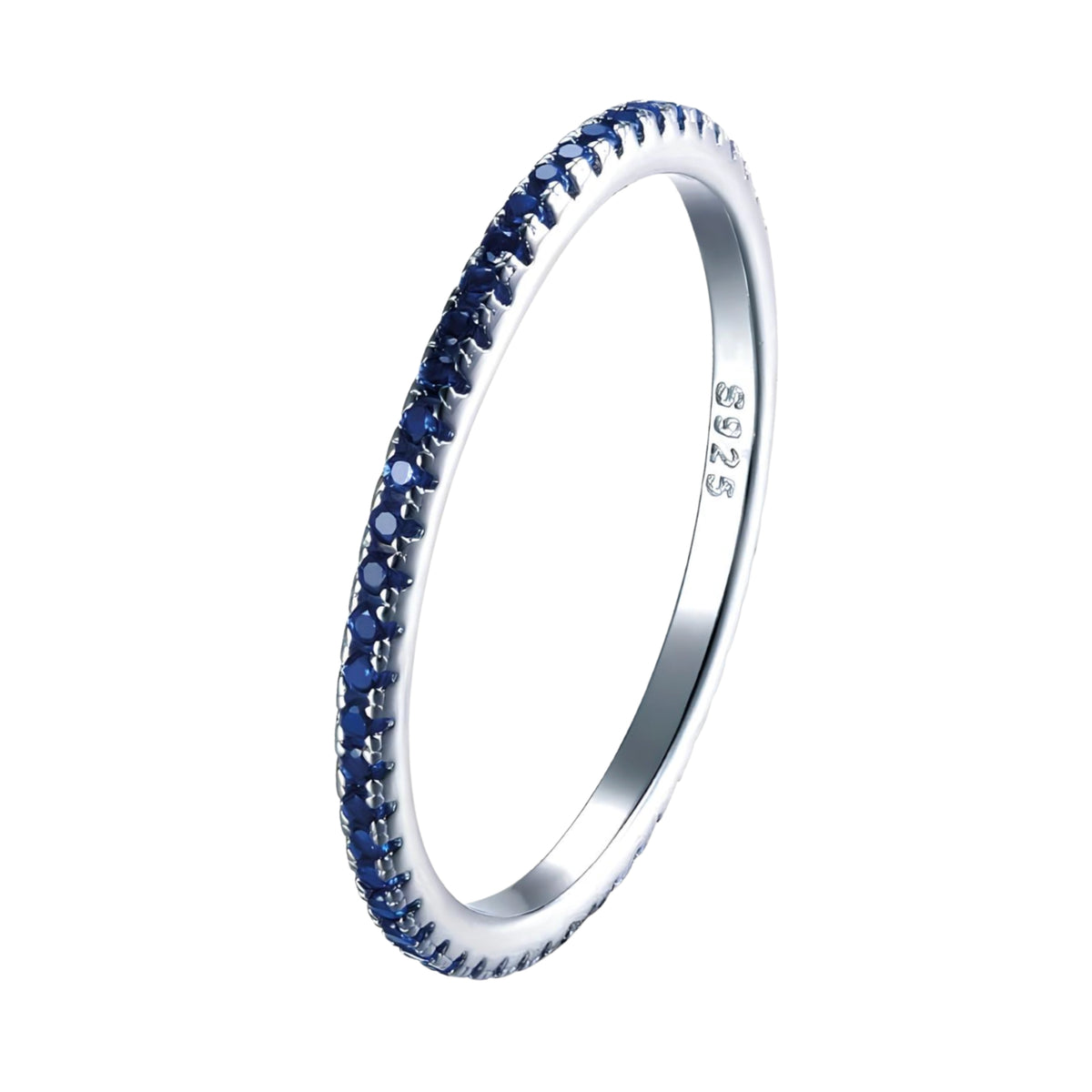 Anello Veretta Blu in Argento 925 - Les Folies