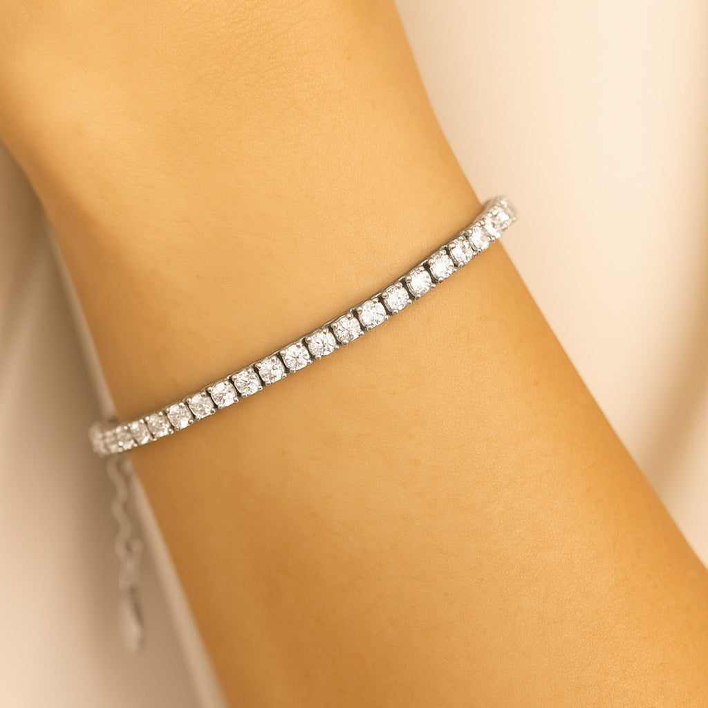 Bracciale Tennis_AcciaioInox "BRAND"