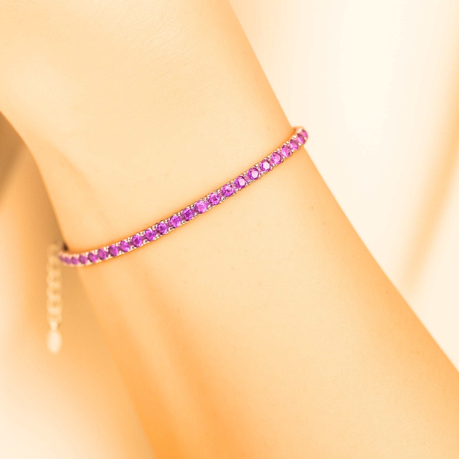 Bracciale Tennis_Argento 925 "VIOLA"