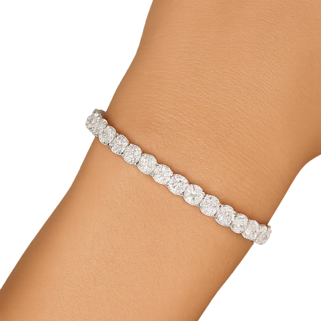 Bracciale Tennis 5mm chiusura a scatto - Les Folies