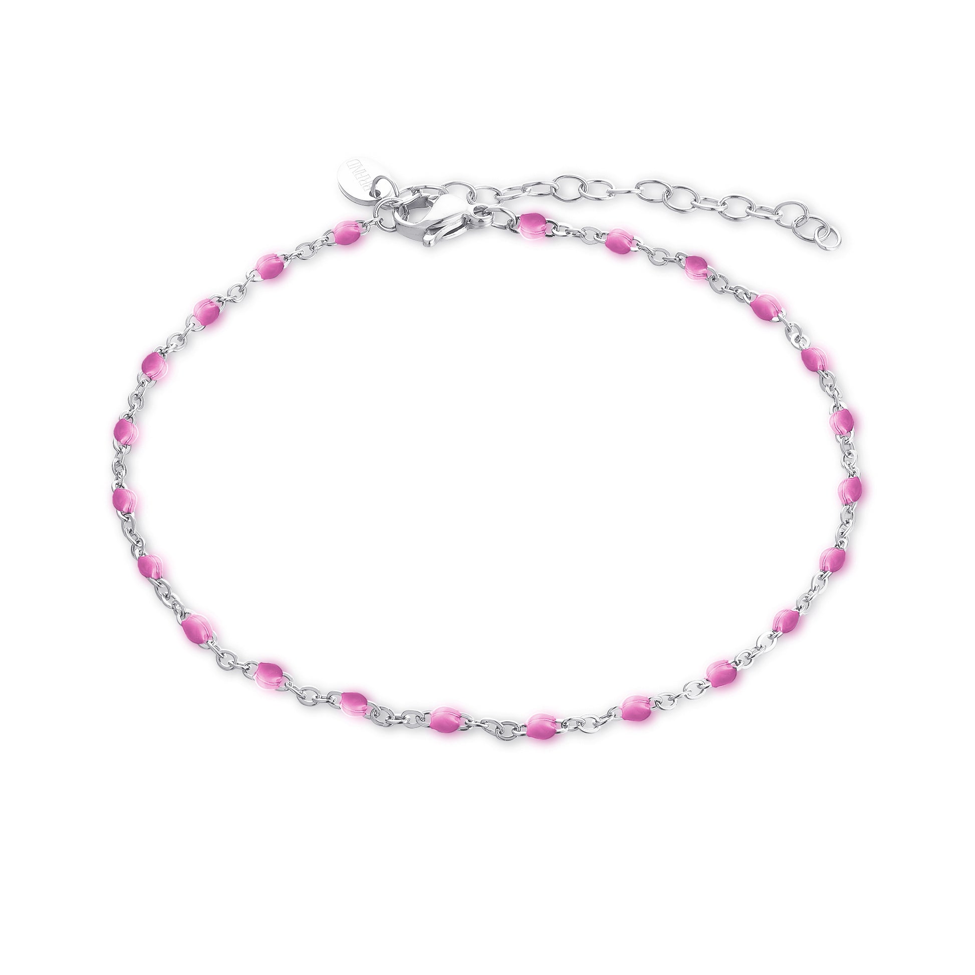 Cavigliera Gocce di Smalto Colorate in acciaio inox Margarita - Brand Gioielli
