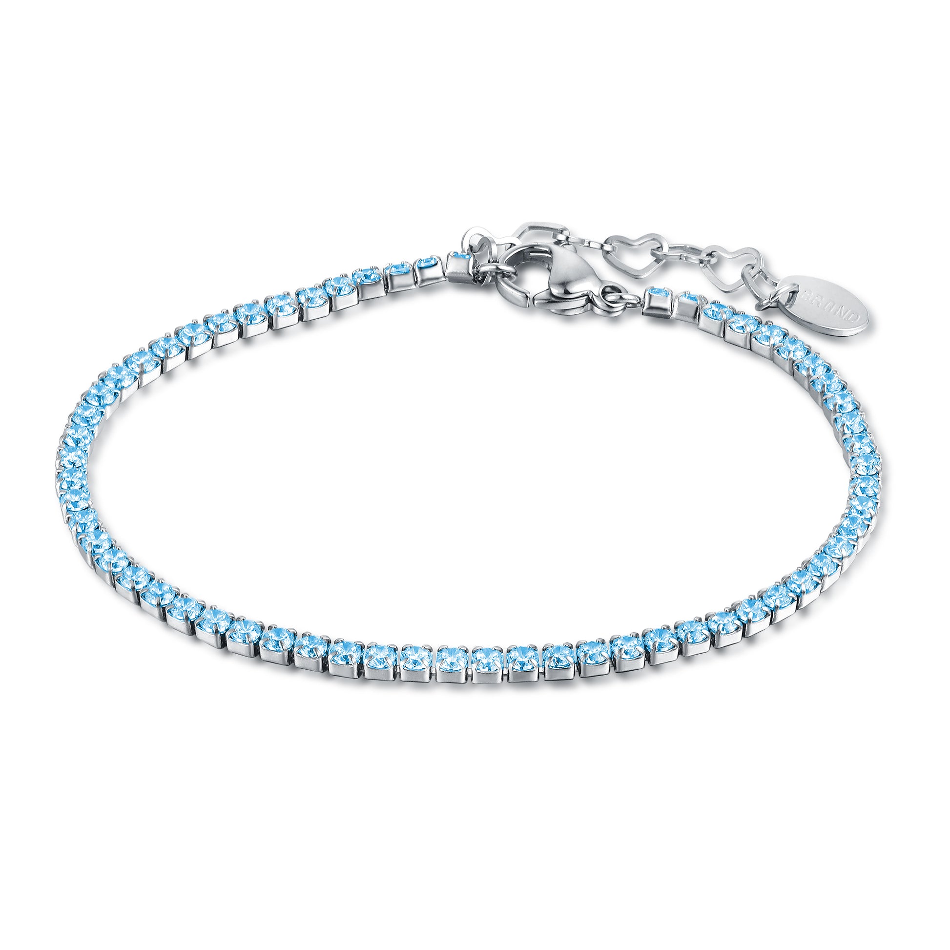 Bracciale Tennis Classico in acciaio inox Royale - Brand Gioielli